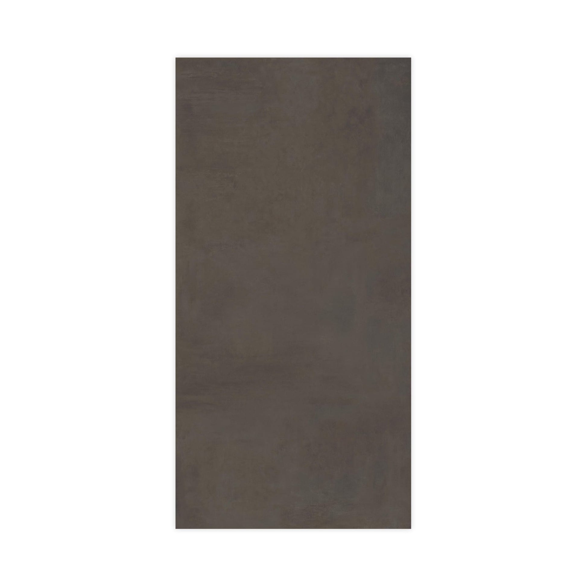 Carrelage effet Béton Brun Cuir 240x120x0,9 cm Mat Vetrano - Mur intérieur