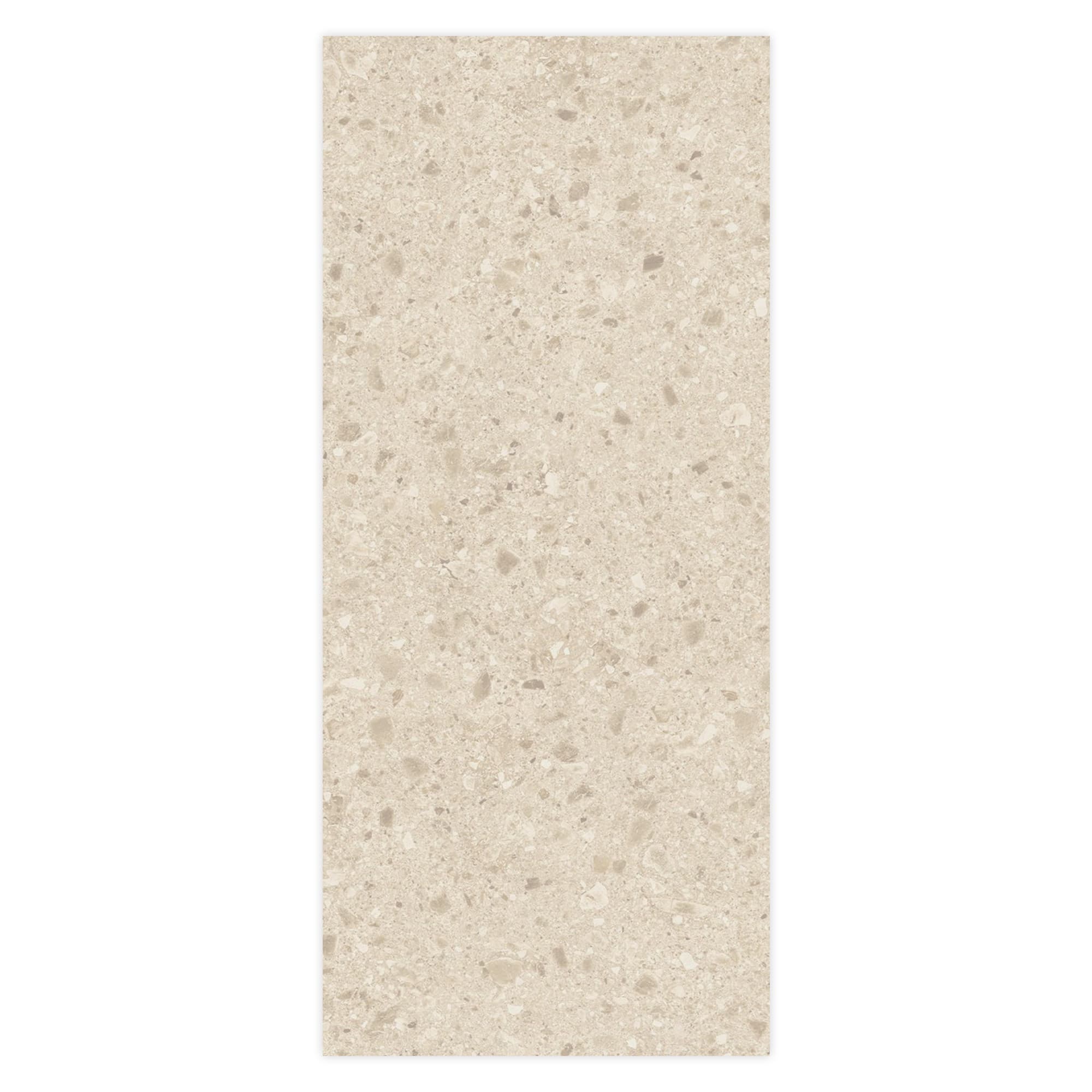 Carrelage effet Pierre Ceppo di Gré Beige 278x120x0,6 cm Mat Massira - Mur intérieur