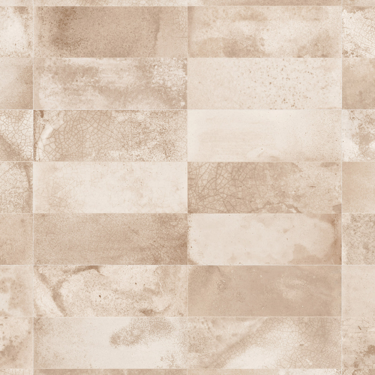 Carrelage Vintage effet Zellige Beige 40x20x1,03 cm Patrina - Mur intérieur