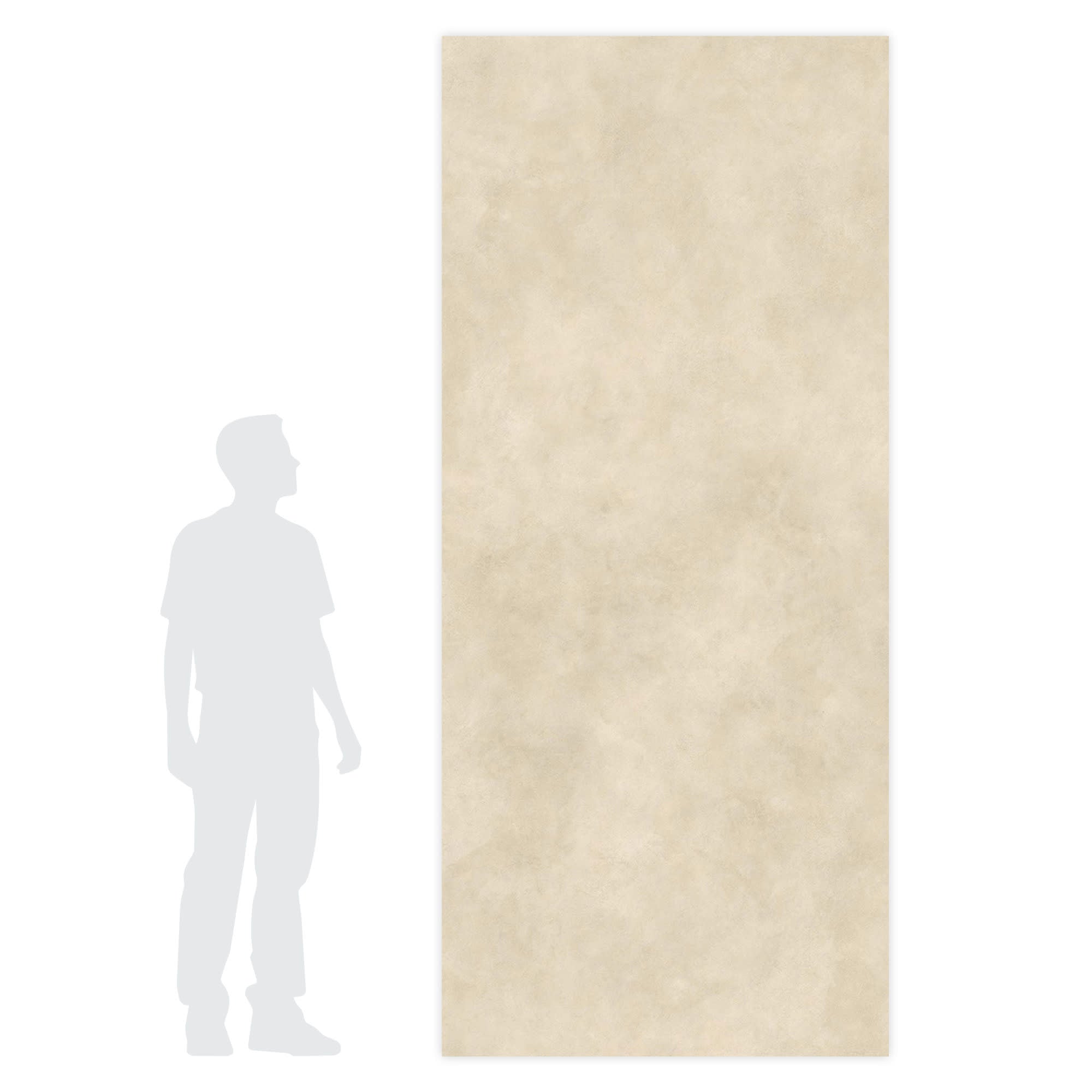 Carrelage effet Béton Beige Amande 278x120x0,6 cm Mat Stavira - Mur intérieur
