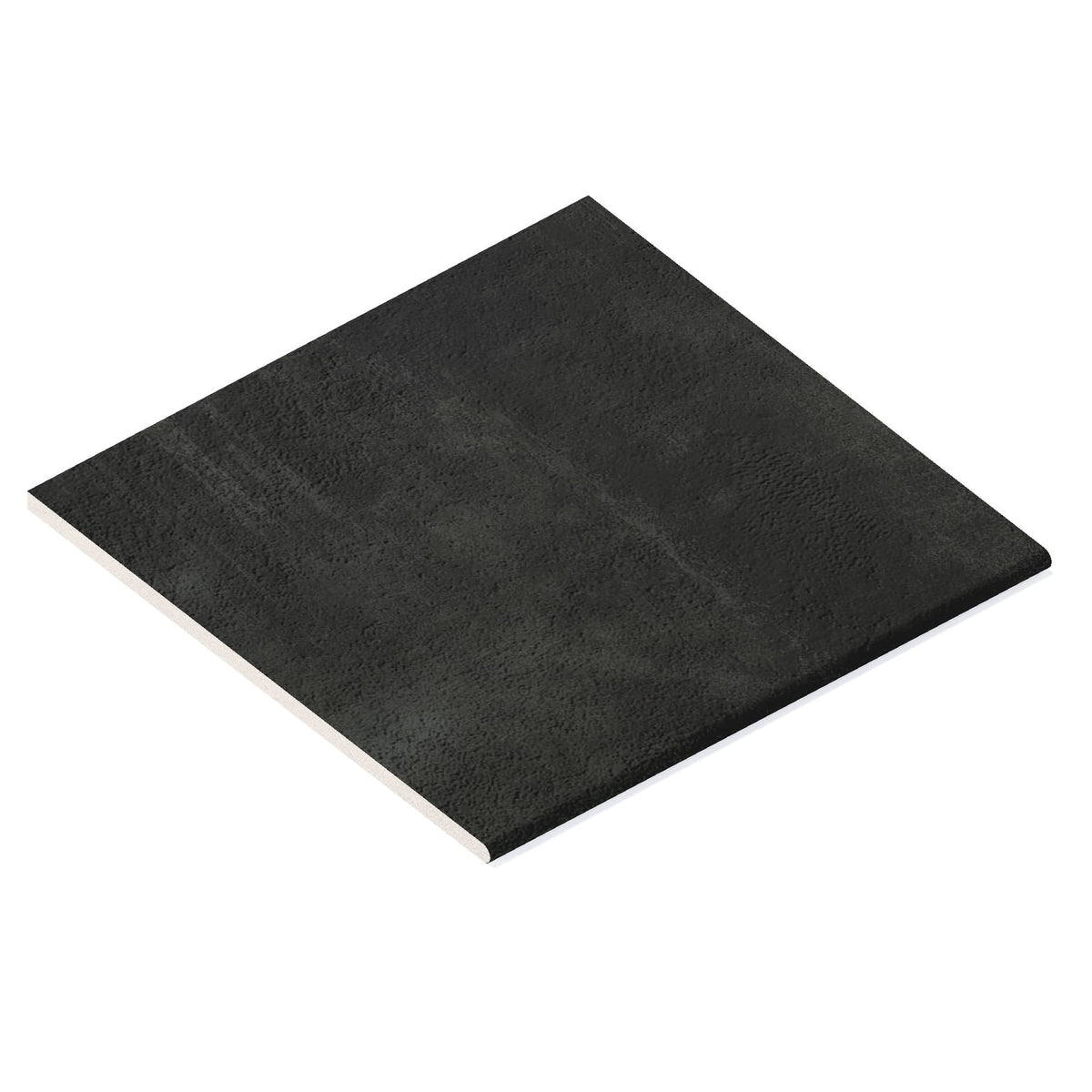 Margelle de piscine effet Béton Gris Nuit 60x60x2 cm Bord 1/2 Rond Gravino
