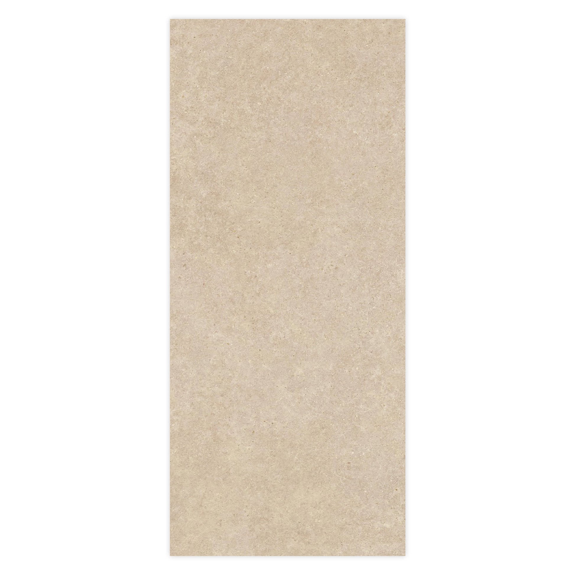 Carrelage effet Pierre Calcaire Beige Sable 278x120x0,6 cm Mat Domella - Mur intérieur