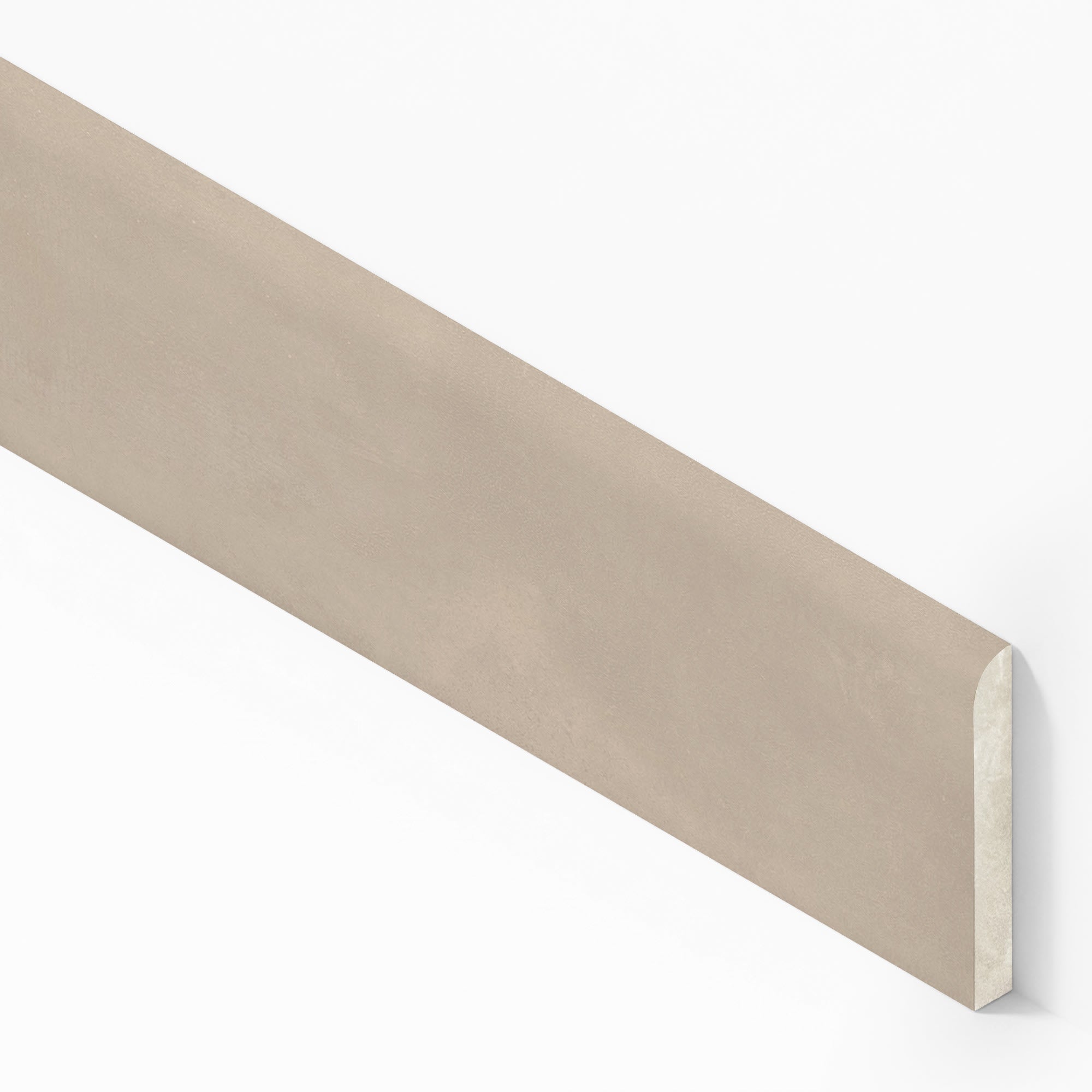 Plinthe carrelage effet Béton Beige Crème 80x7,2 cm Mat Vetrano