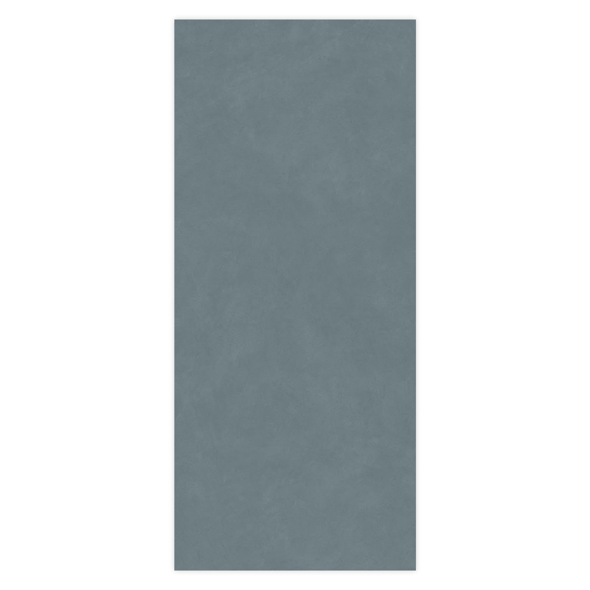 Carrelage effet Béton Bleu Acier 278x120x0,6 cm Mat Benzaro - Mur intérieur