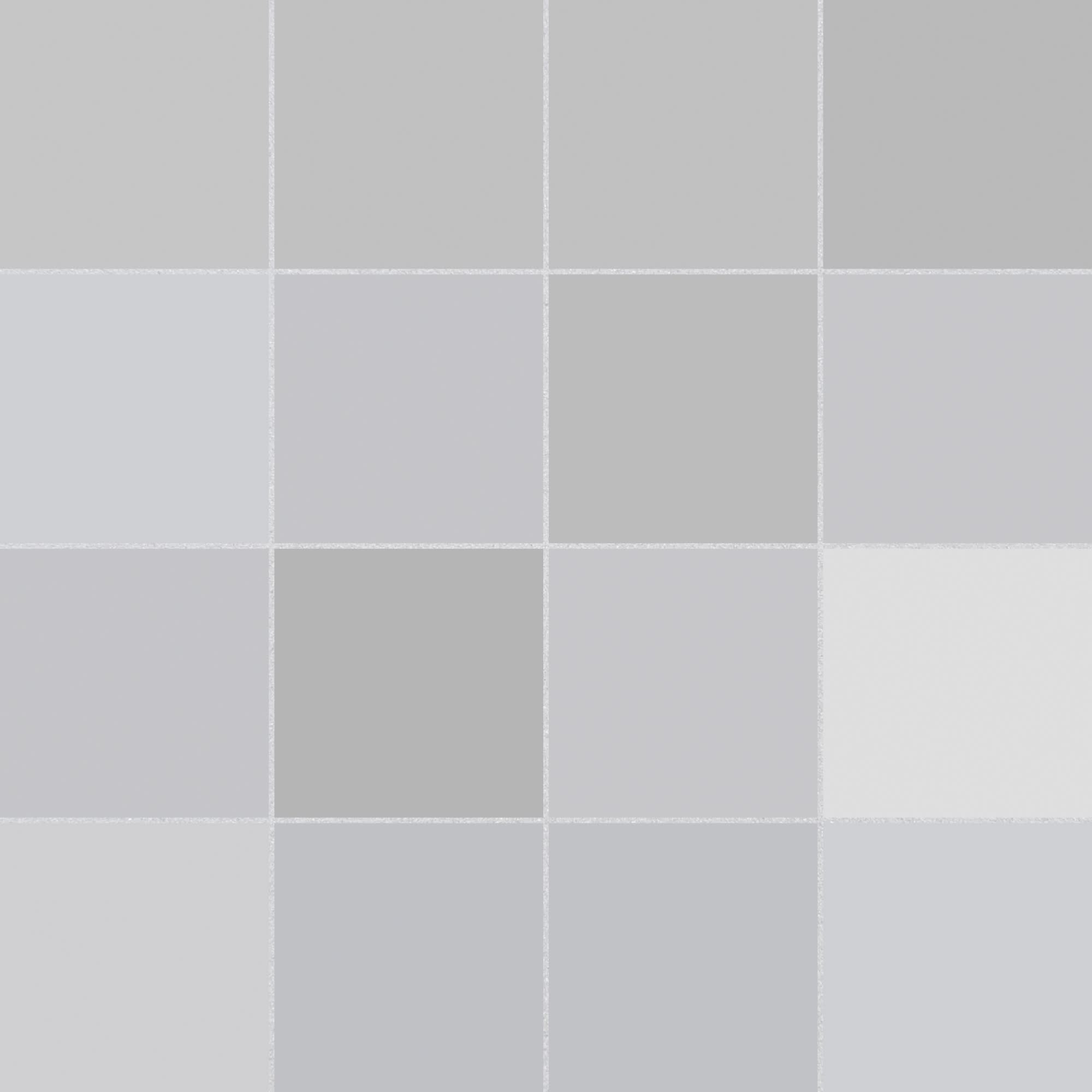 Carrelage effet Zellige Gris Argent 12,3x12,3x0,87 cm Cubriel - Sol et mur intérieur