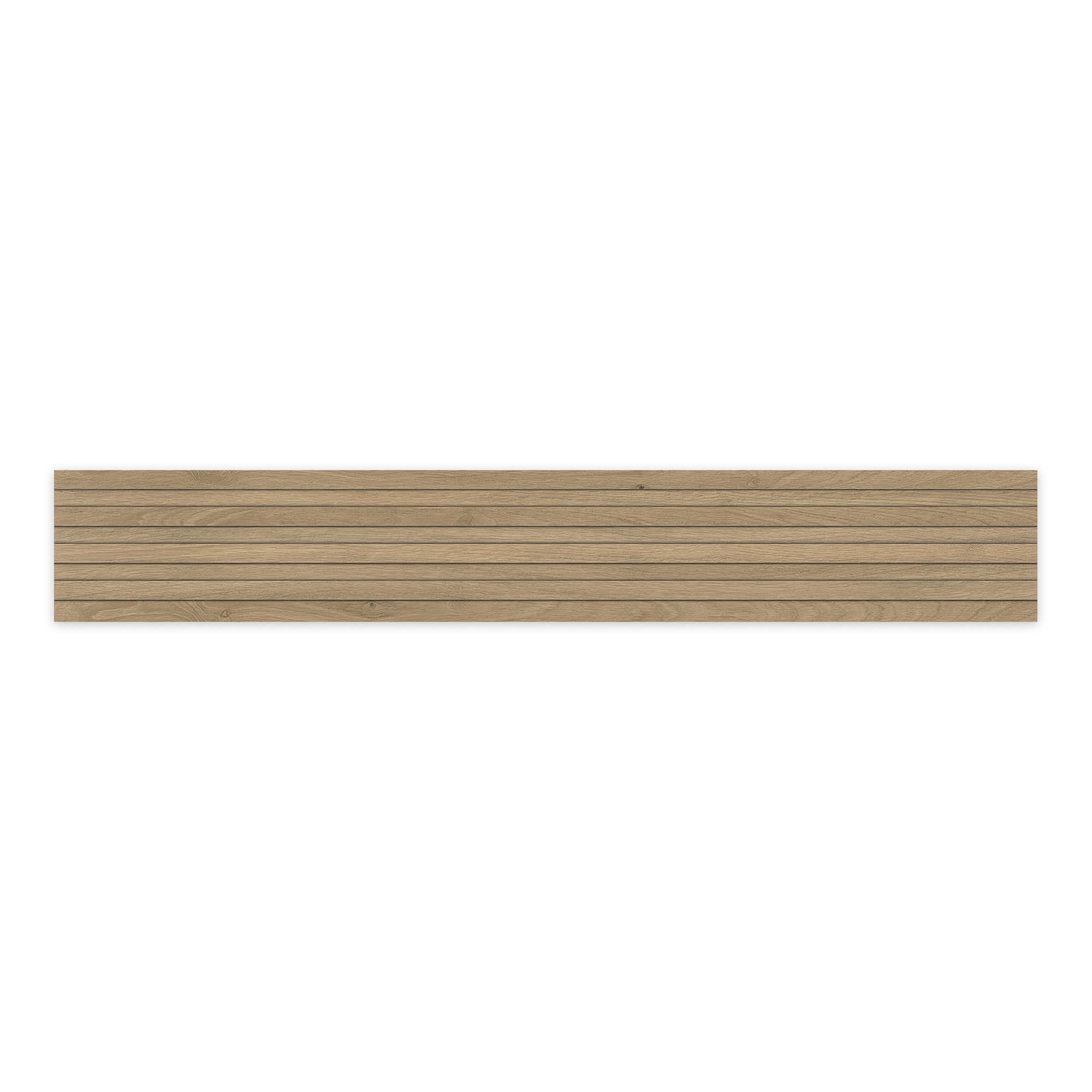 Carrelage effet Bois 3D Chêne Perla Linea 120x18,5x0,9 cm Mat Cedrano - Mur intérieur