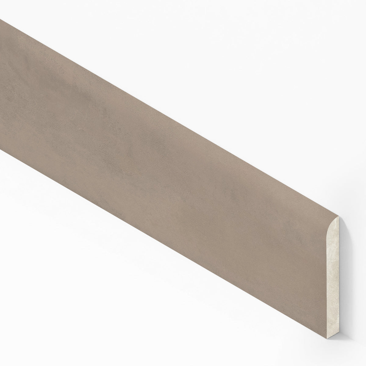 Plinthe carrelage effet Béton Beige Terre 80x7,2 cm Mat Vetrano