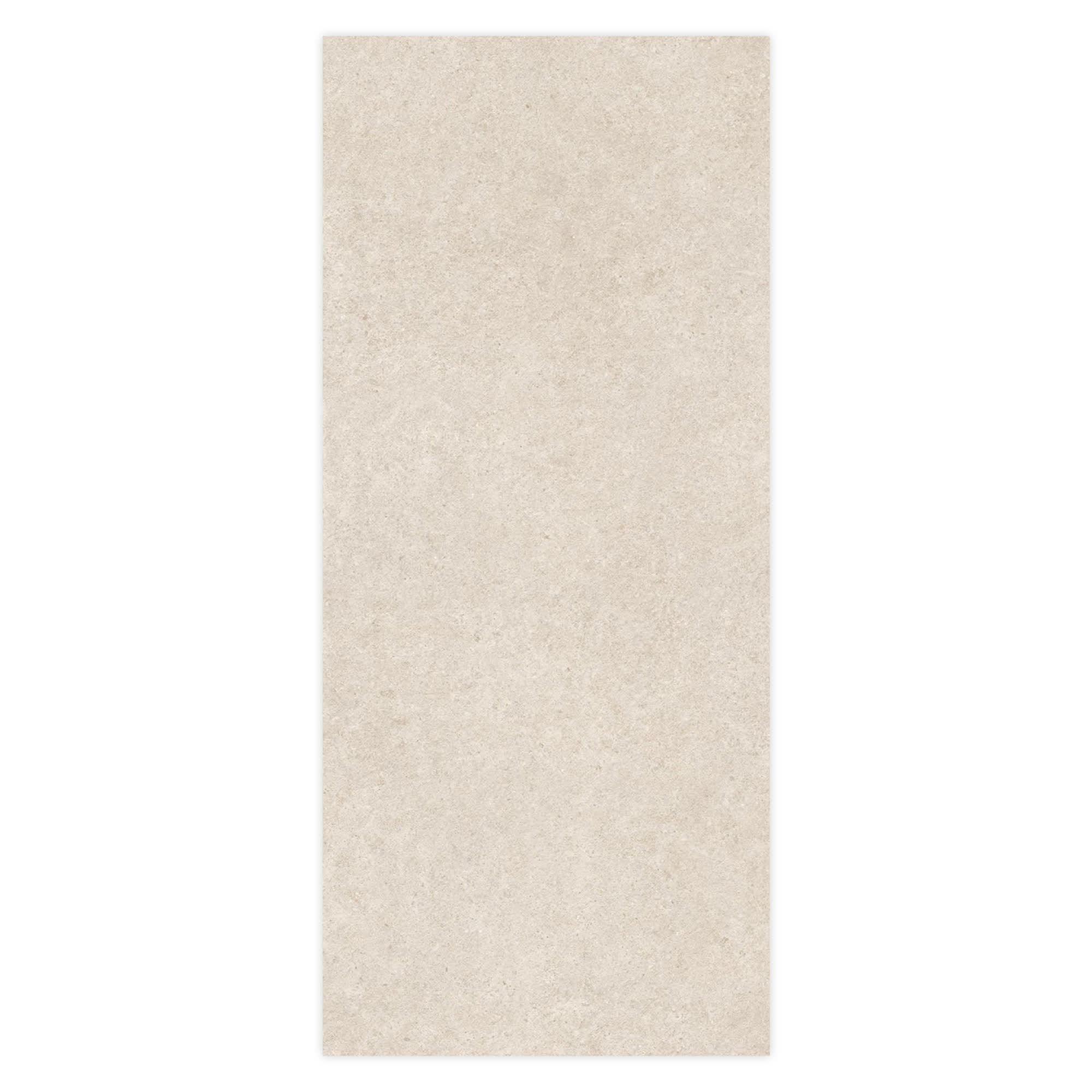 Carrelage effet Pierre Calcaire Blanc Craie 278x120x0,6 cm Mat Domella - Mur intérieur