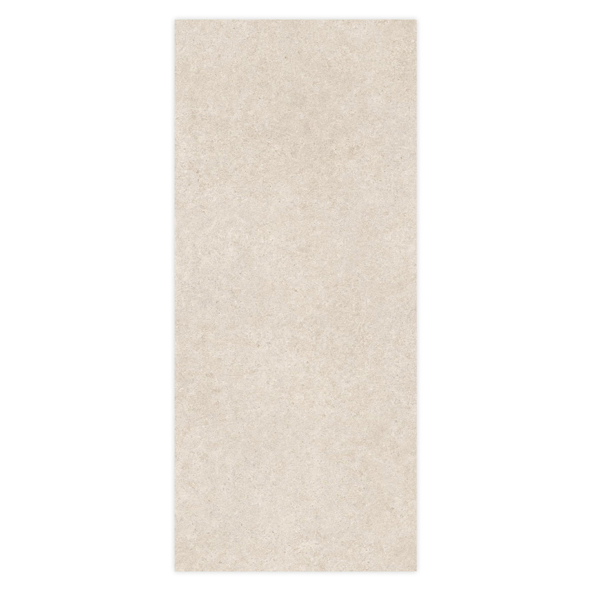 Carrelage effet Pierre Calcaire Blanc Craie 278x120x0,6 cm Mat Domella - Mur intérieur