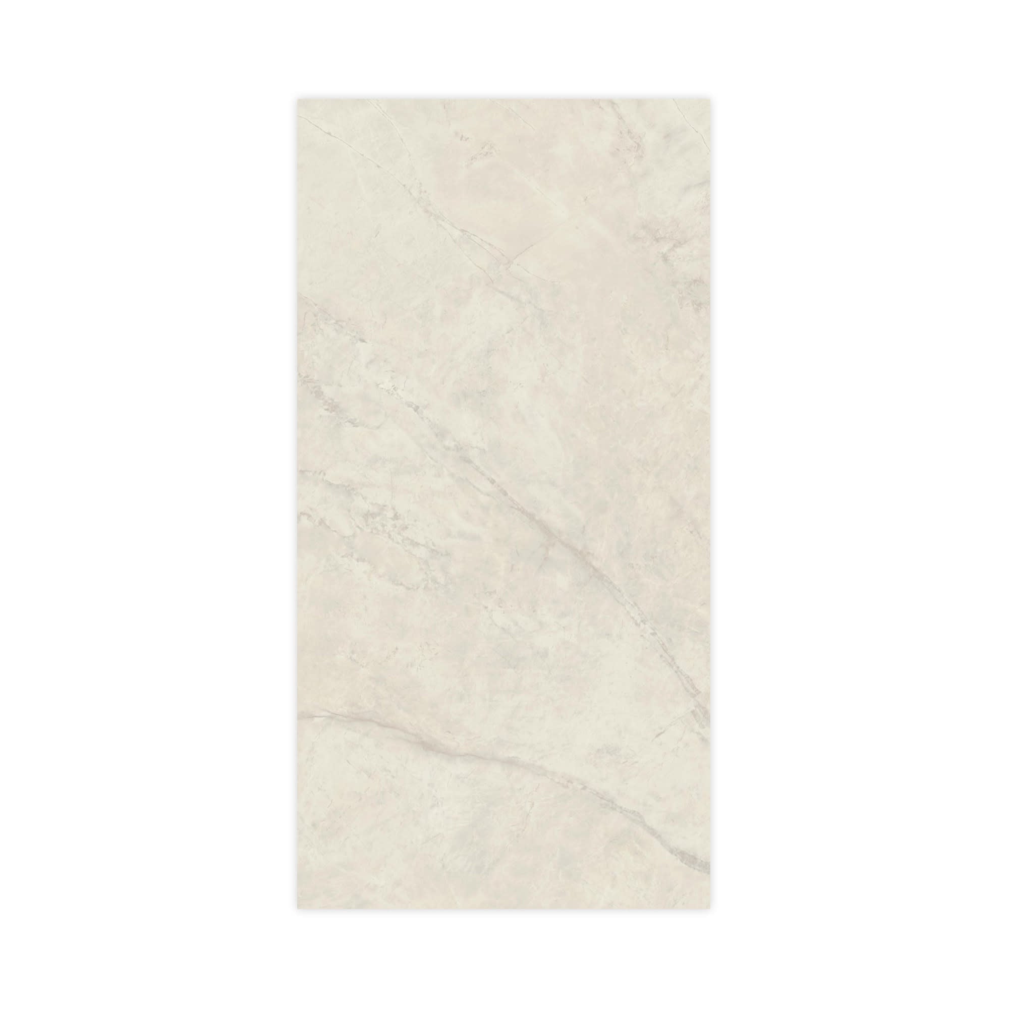Carrelage effet Marbre Gris Luna 240x120x0,9 cm Brillant Montira - Mur intérieur