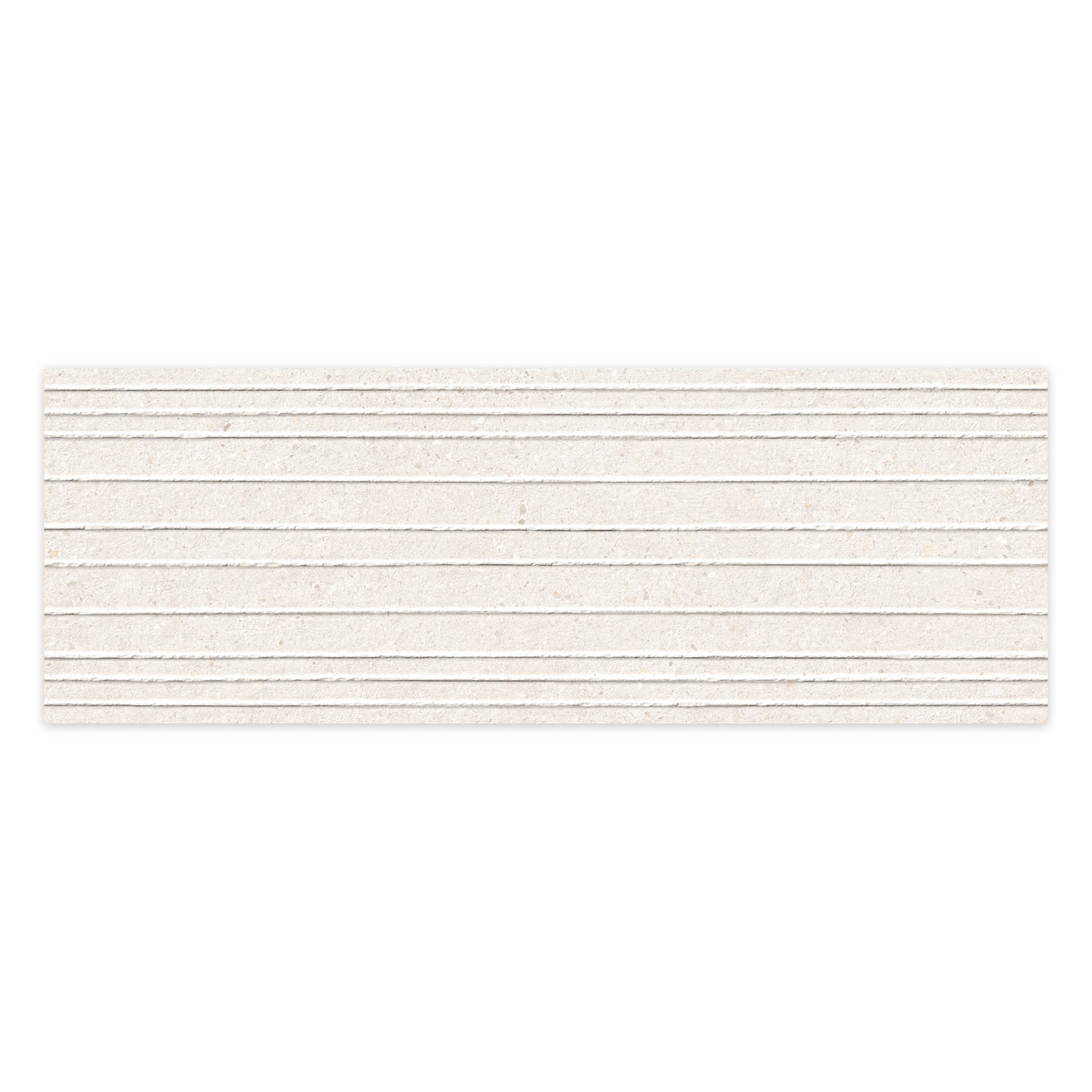 Carrelage effet Béton 3D Beige Linea 100x33,3x0,98 cm Arvelis - Mur intérieur