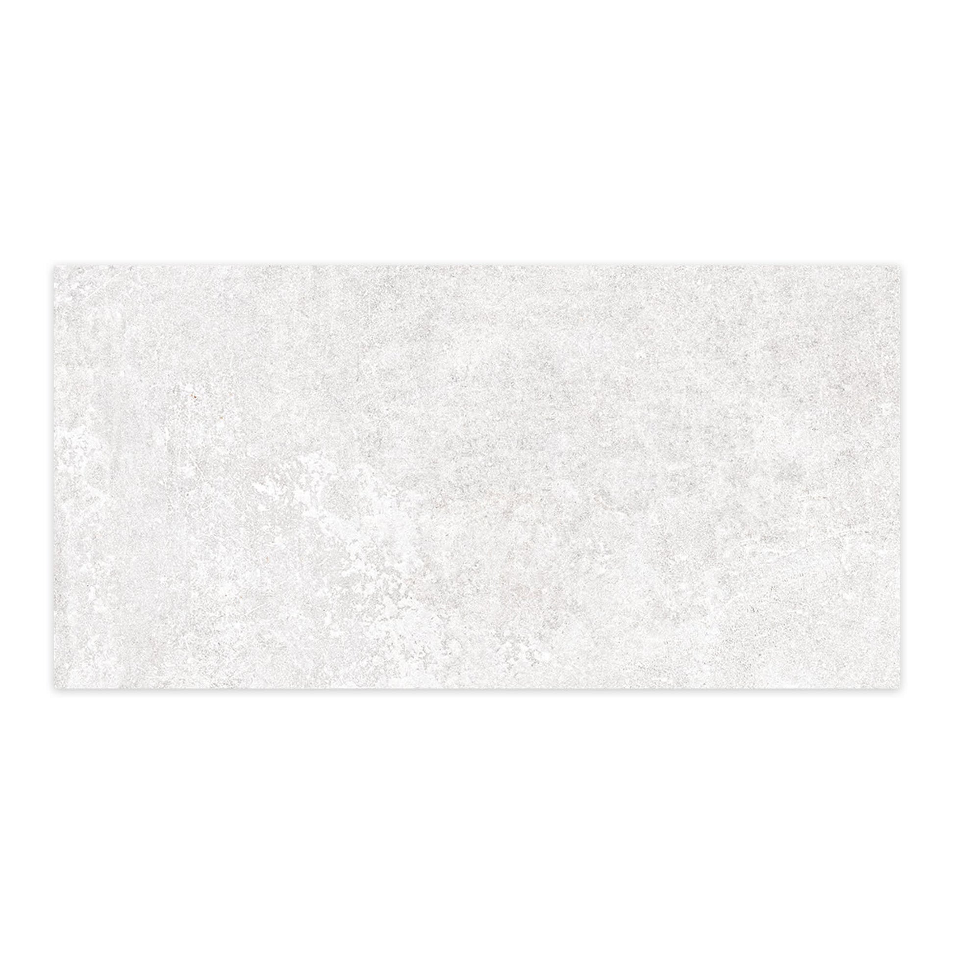 Carrelage effet Béton Blanc Lin 120x60x0,9 cm In&Out Sorelan - Sol et mur intérieur et Sol extérieur