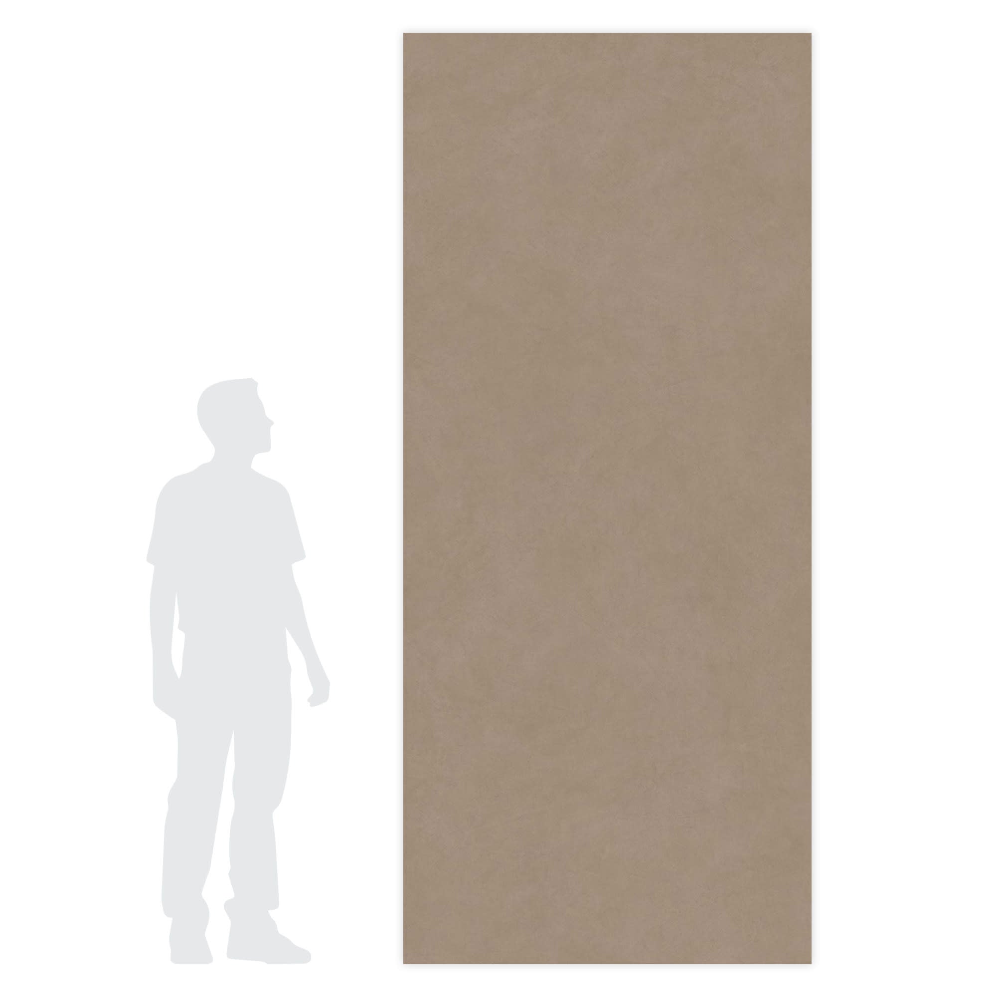 Carrelage effet Béton Brun Sable 278x120x0,6 cm Mat Benzaro - Mur intérieur