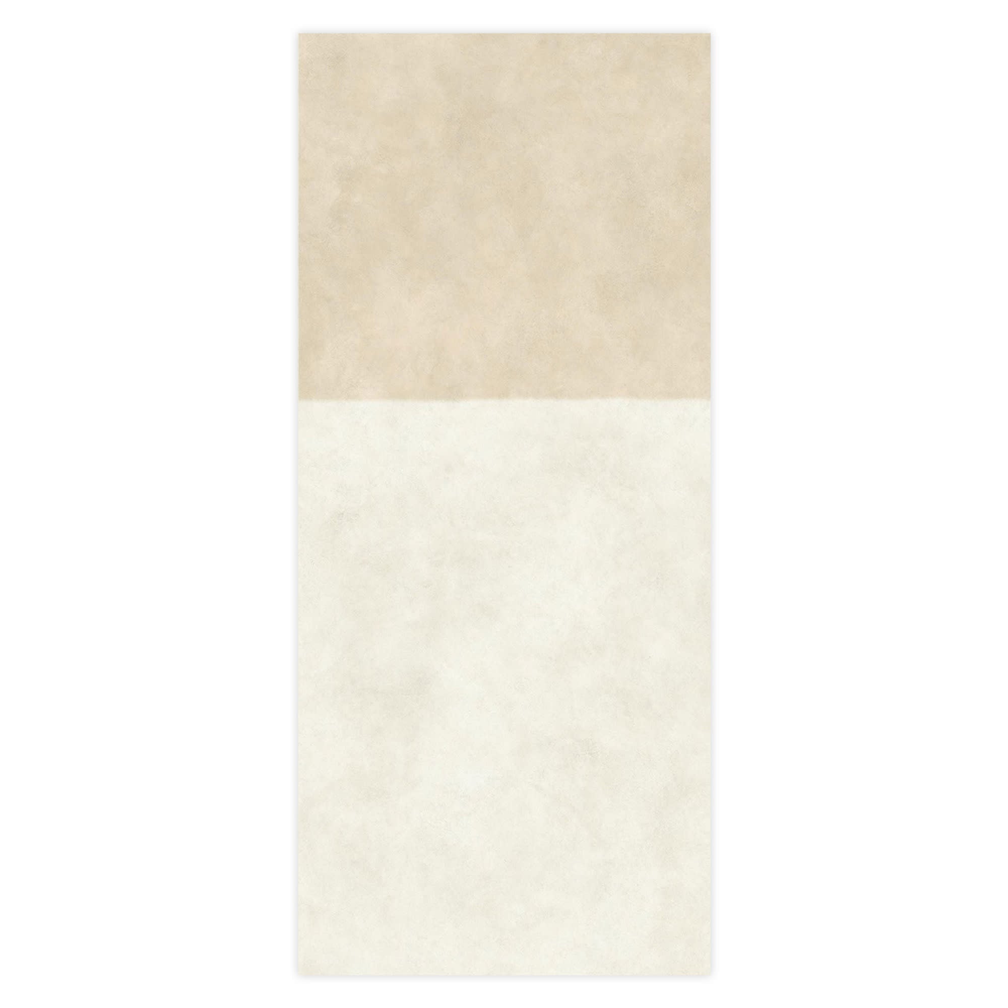 Carrelage effet Béton Blanc Sable / Beige Amande 278x120x0,6 cm Mat Stavira - Mur intérieur
