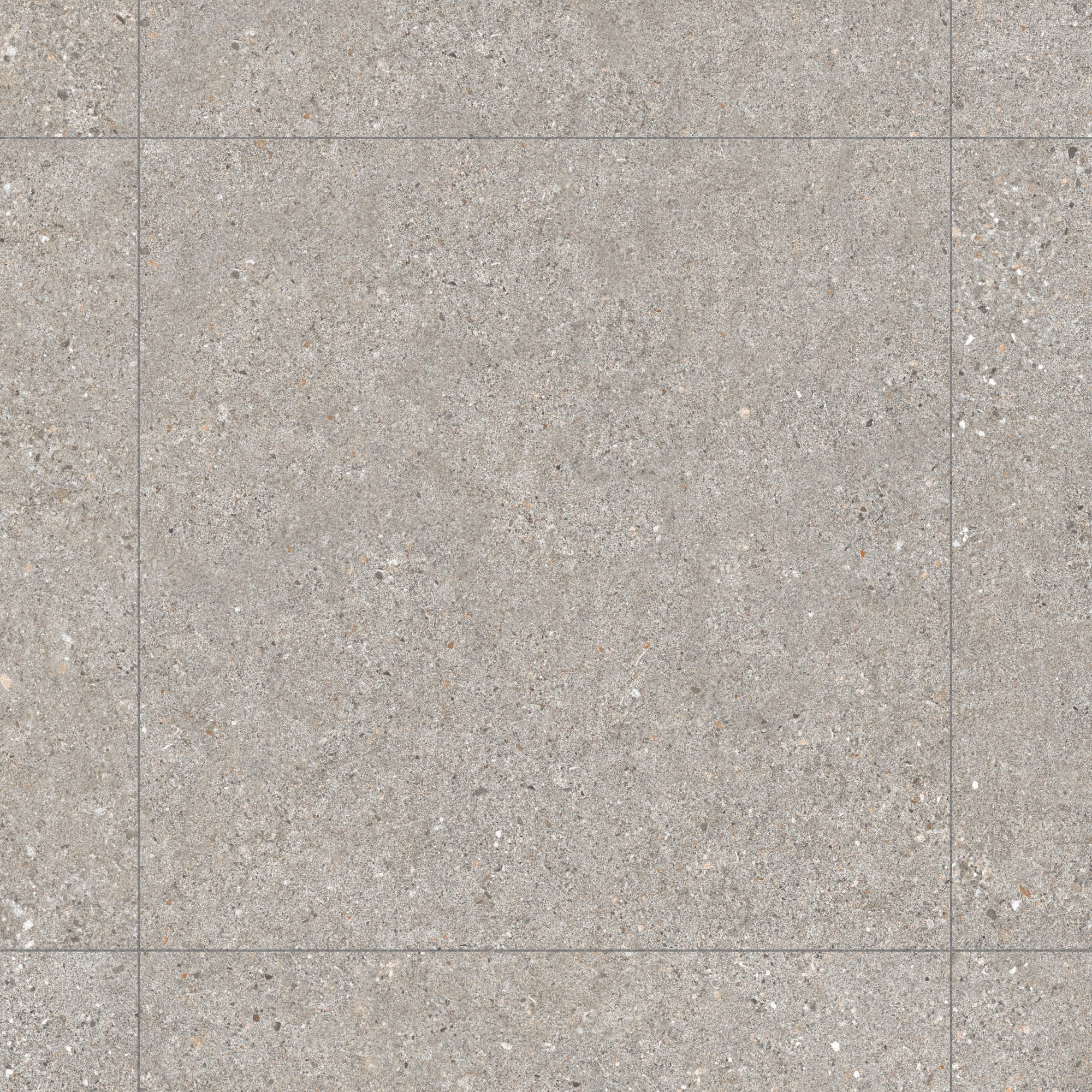 Carrelage effet Béton Gris Cendré 90x90x0,9 cm In&Out Arvelis - Sol et mur intérieur et Sol extérieur