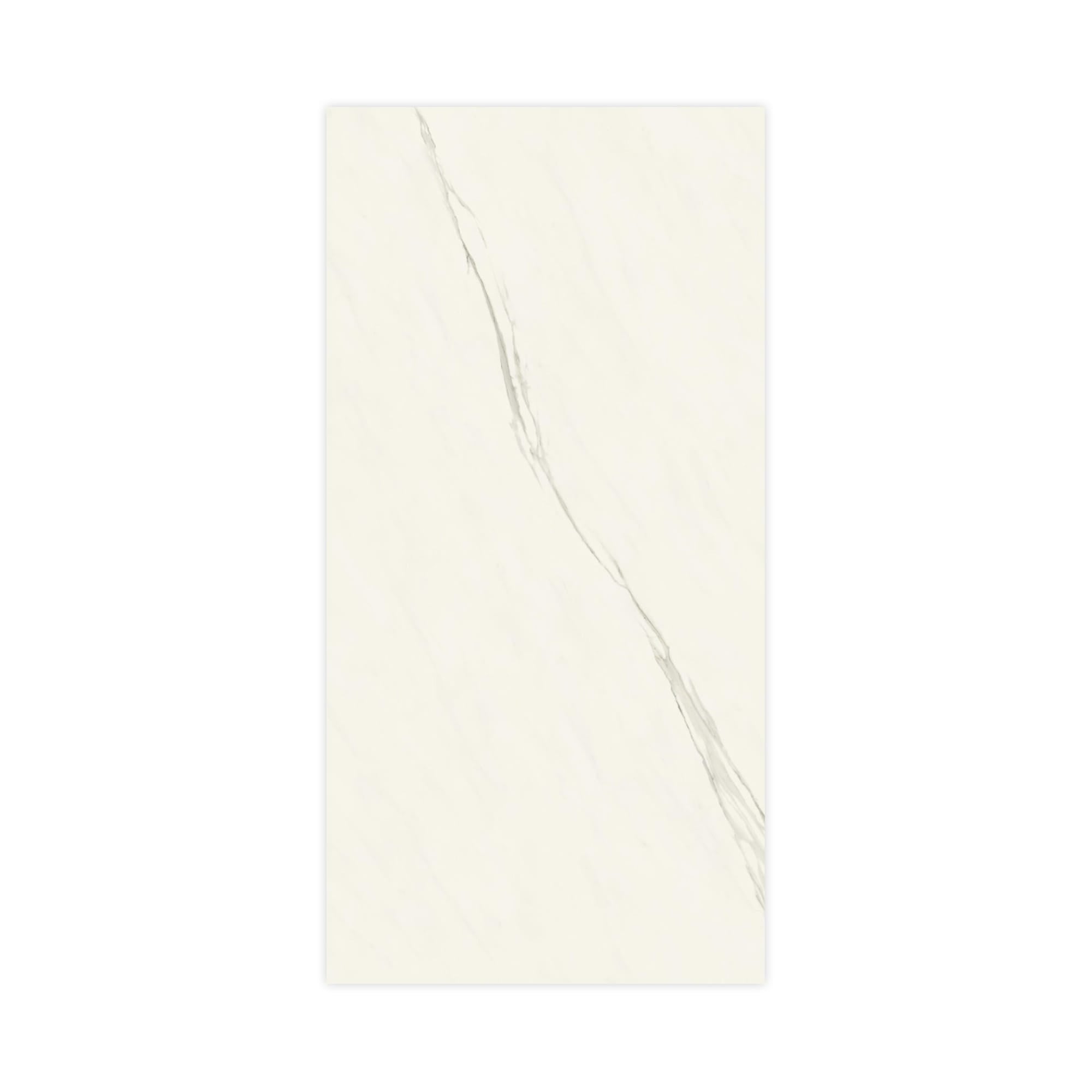 Carrelage effet Marbre Blanc Calacatta Armonia 240x120x0,9 cm Brillant Orsiano - Mur intérieur