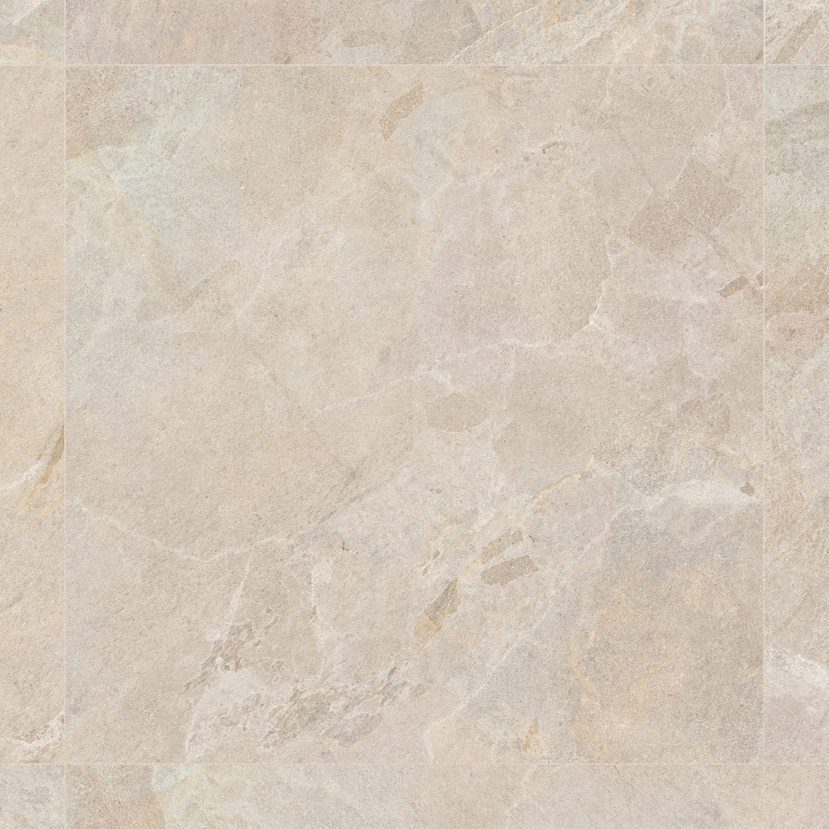 Carrelage effet Pierre Beige Sable 100x100x0,8 cm In&Out Serdano - Sol et mur intérieur et Sol extérieur