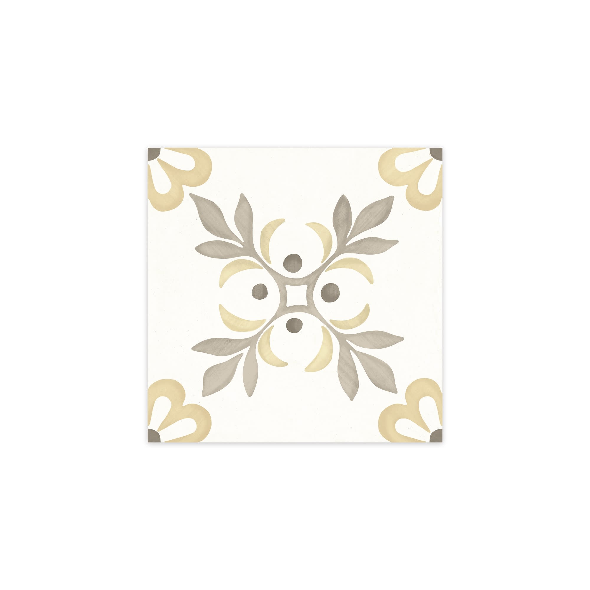 Carrelage effet Carreau ciment Moralis Vert 22,3x22,3x0,9 cm Levior - Sol et mur intérieur