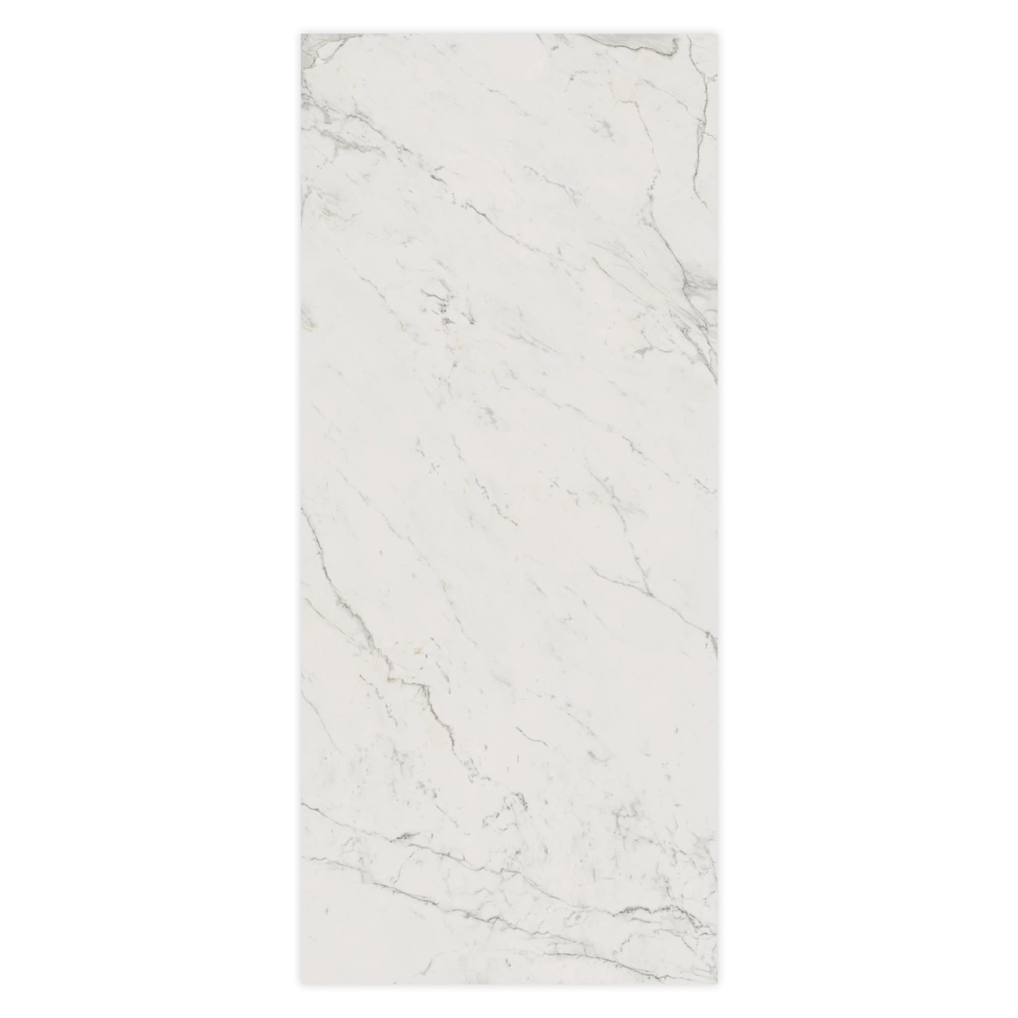 Carrelage effet Marbre Blanc Calacatta Extra 278x120x0,6 cm Mat Clarenza - Mur intérieur