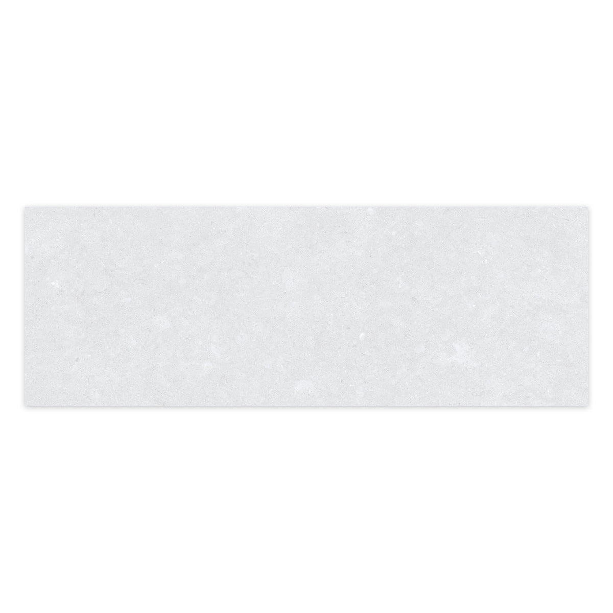 Carrelage effet Pierre Blanc Nuage 100x33,3x0,86 cm Belmorin - Mur intérieur