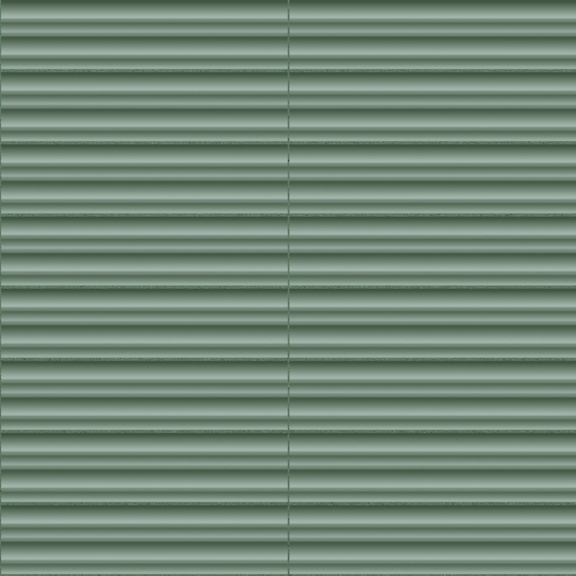 Carrelage 3D Vert 25x5x1,2 cm Iseron - Mur intérieur