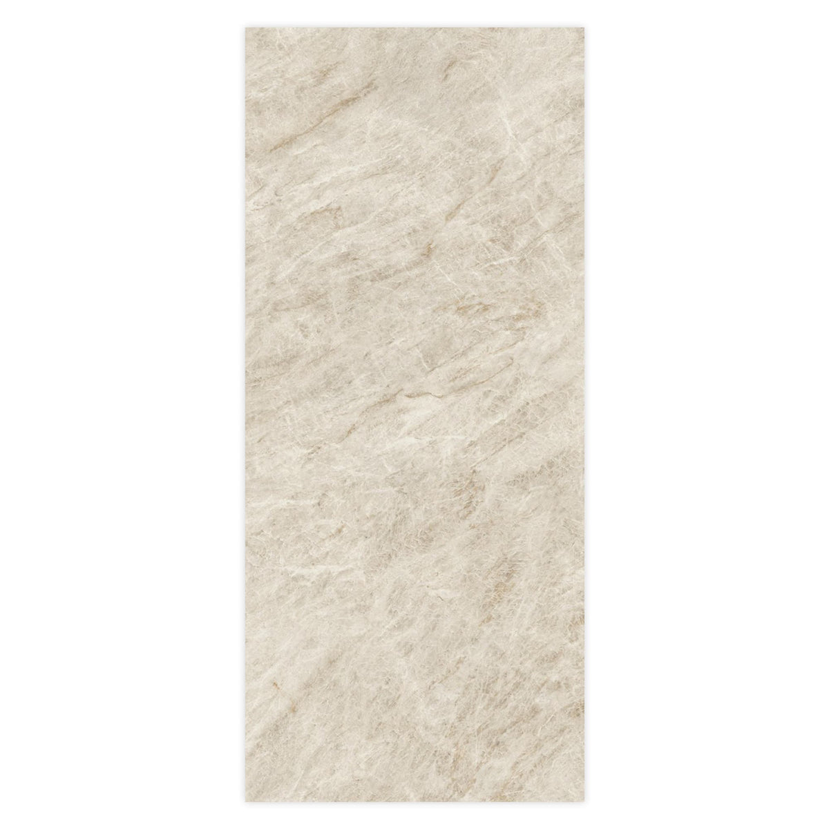 Carrelage effet Marbre Blanc Impérial 278x120x0,6 cm Silk Sorvella - Mur intérieur