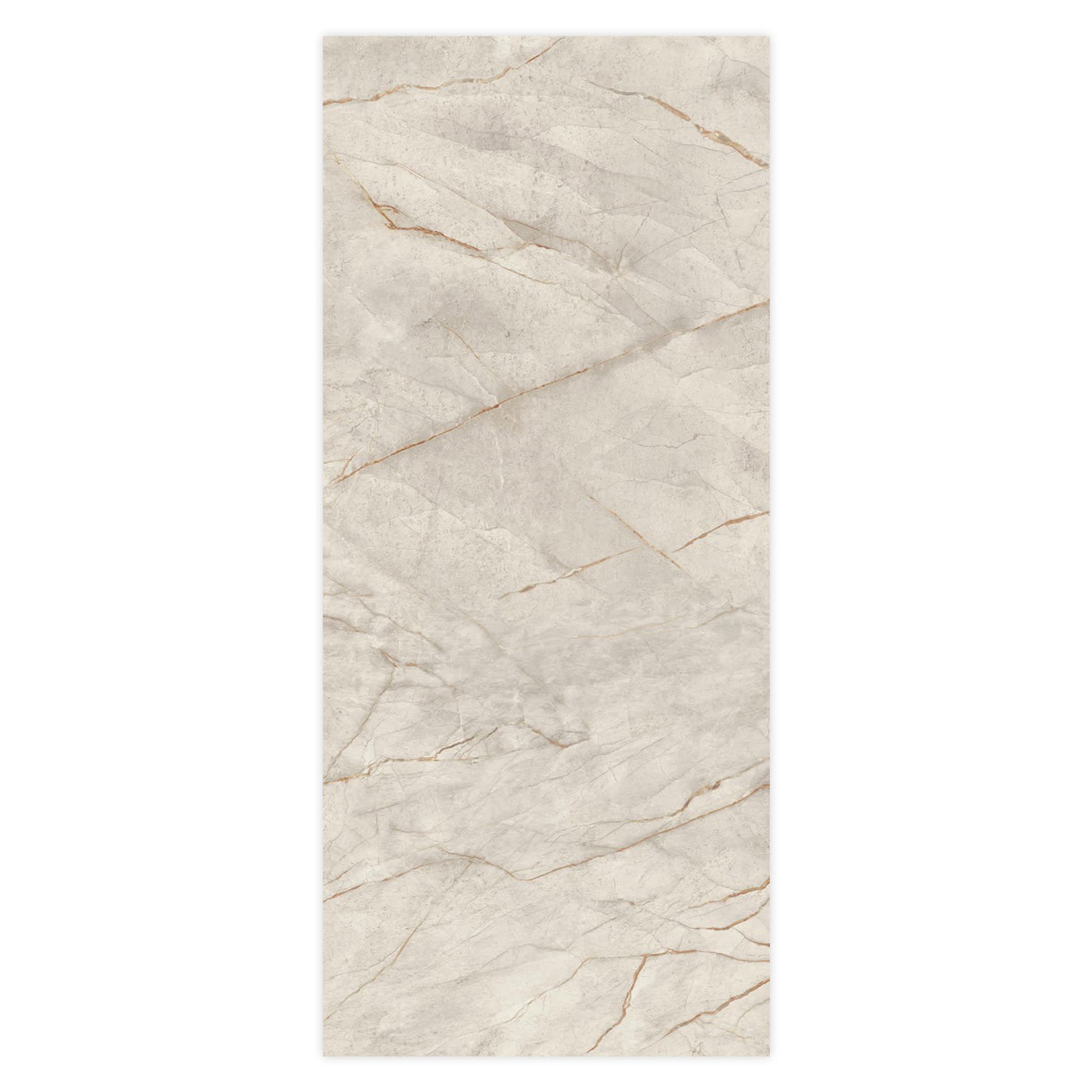 Carrelage effet Marbre Blanc Himalaya 278x120x0,6 cm Silk Sorvella - Mur intérieur