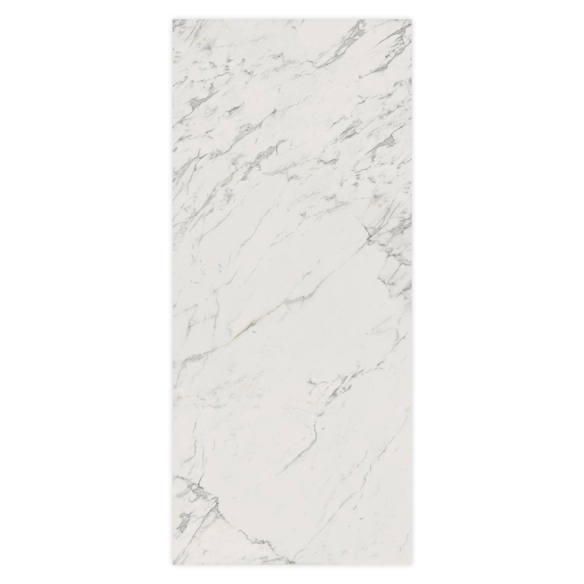 Carrelage effet Marbre Blanc Calacatta Extra 278x120x0,6 cm Mat Clarenza - Mur intérieur