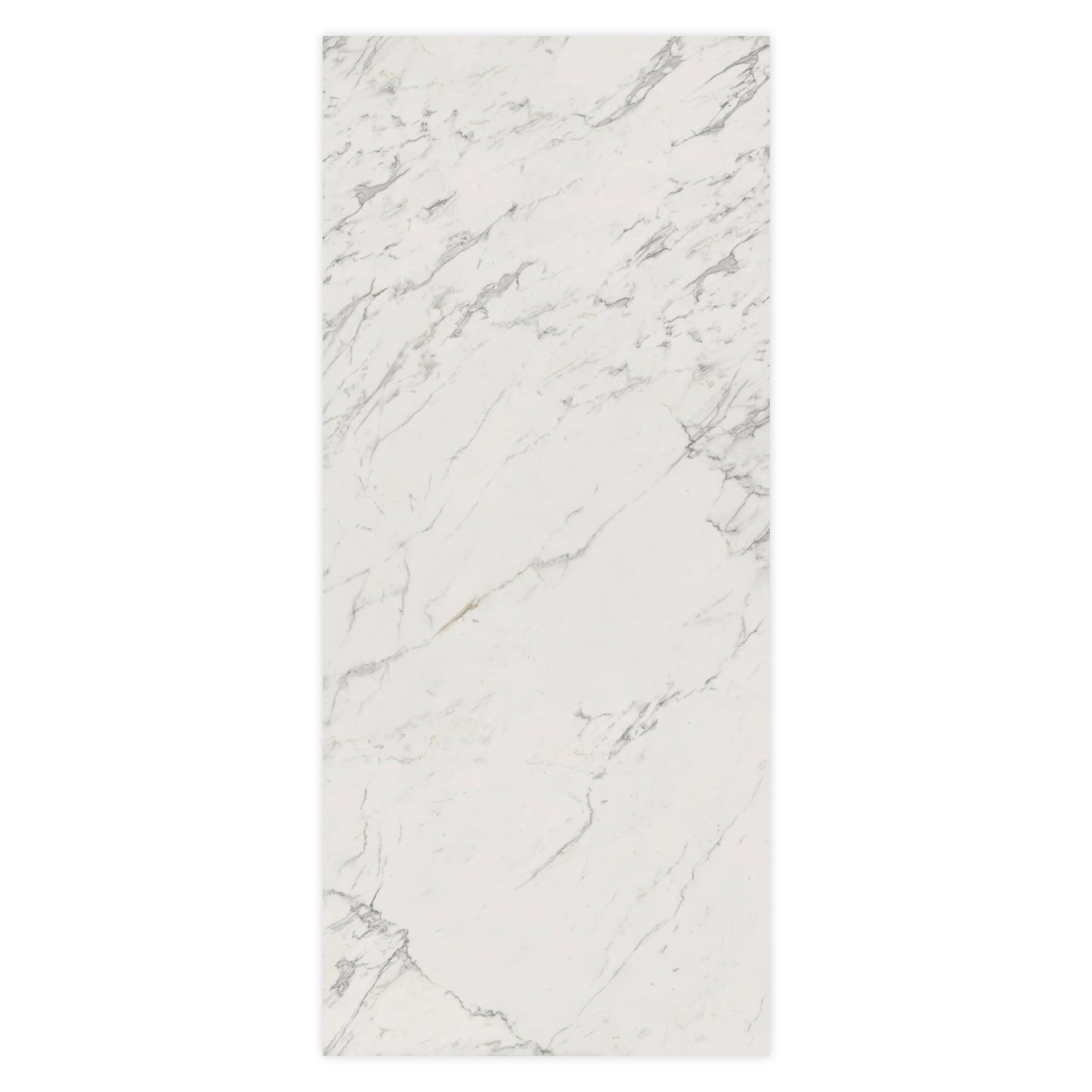 Carrelage effet Marbre Blanc Calacatta Extra 278x120x0,6 cm Mat Clarenza - Mur intérieur