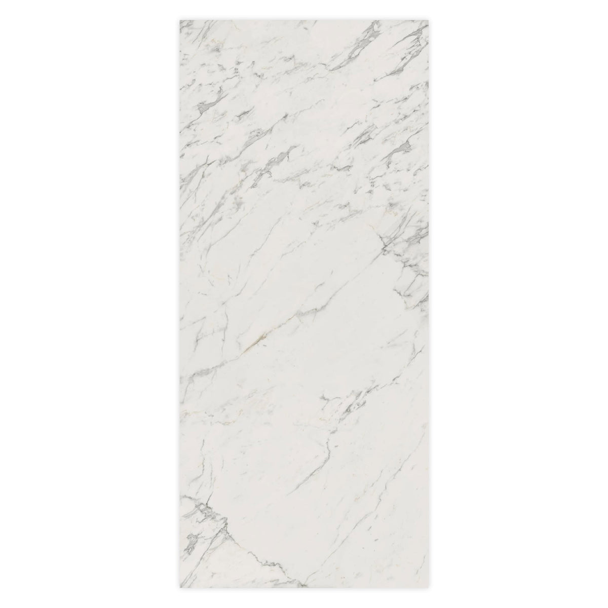 Carrelage effet Marbre Blanc Calacatta Extra 278x120x0,6 cm Mat Clarenza - Mur intérieur