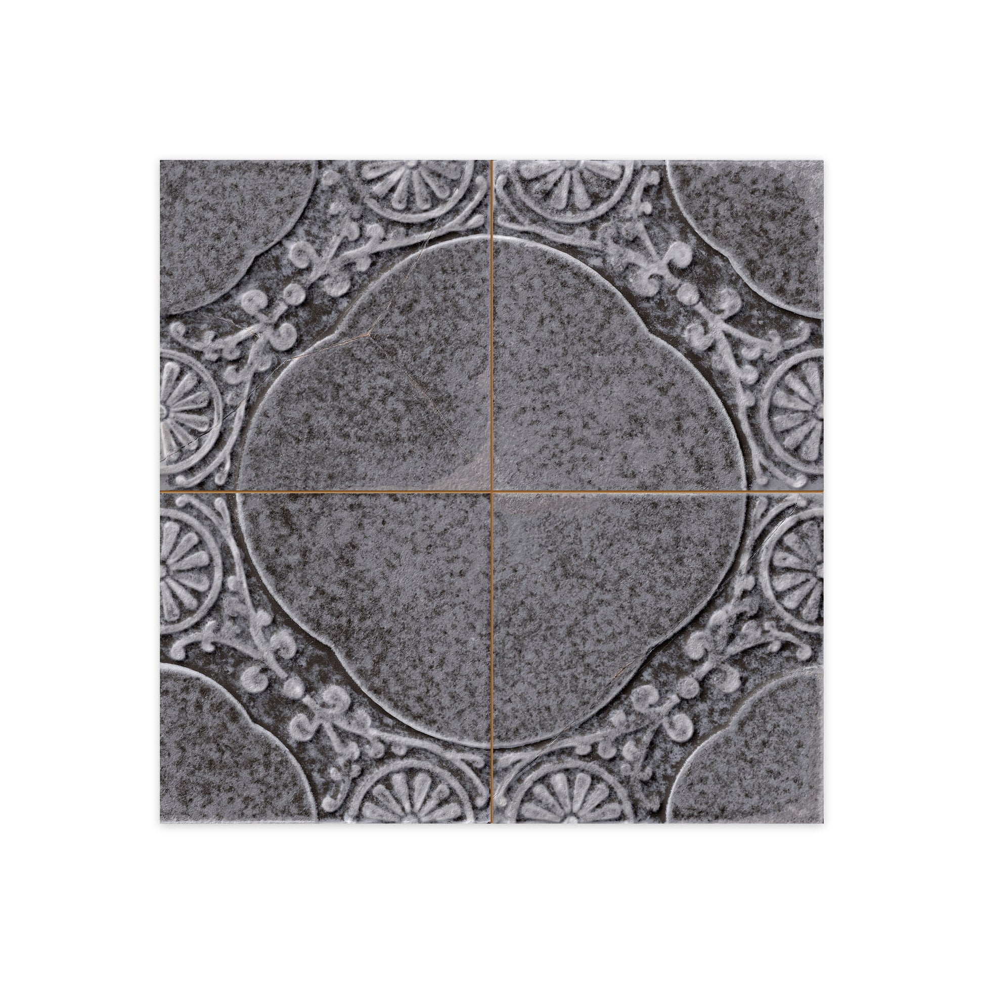 Carrelage Vintage Noir Uruk 45x45x0,95 cm Carvella - Sol et mur intérieur