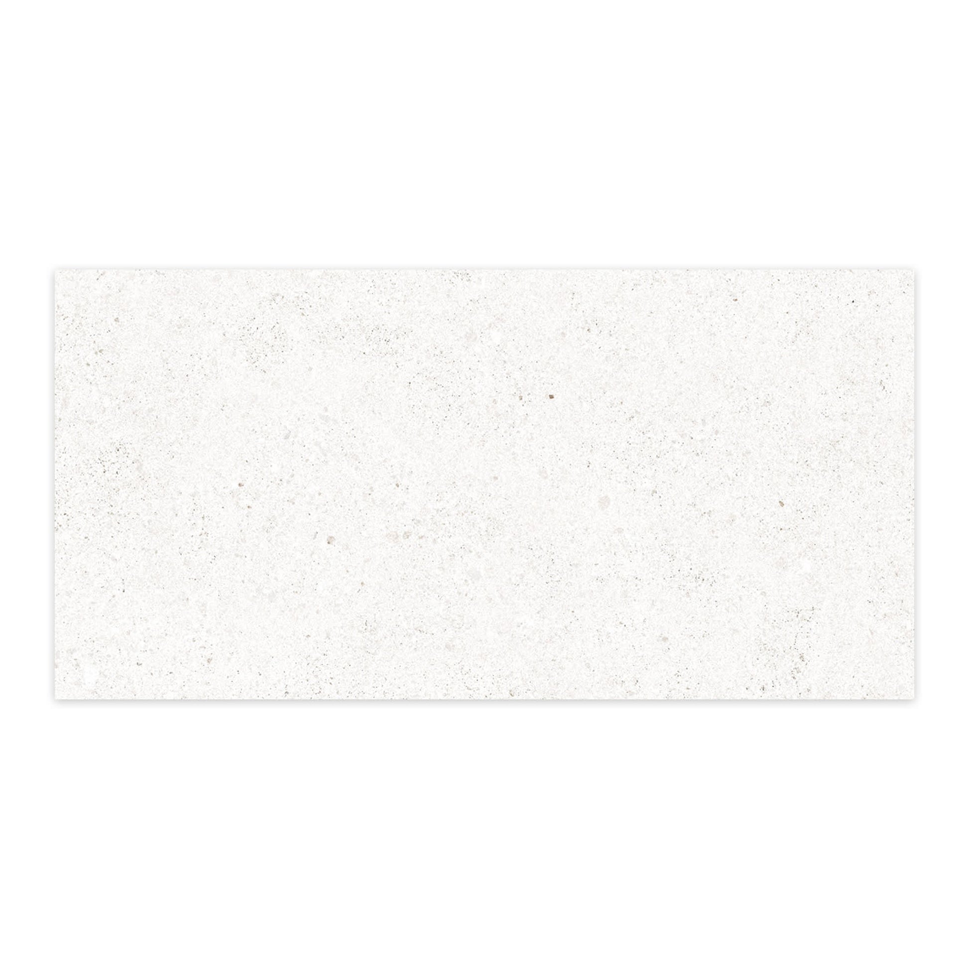 Carrelage effet Béton Blanc 120x60x0,9 cm In&Out Arvelis - Sol et mur intérieur et Sol extérieur