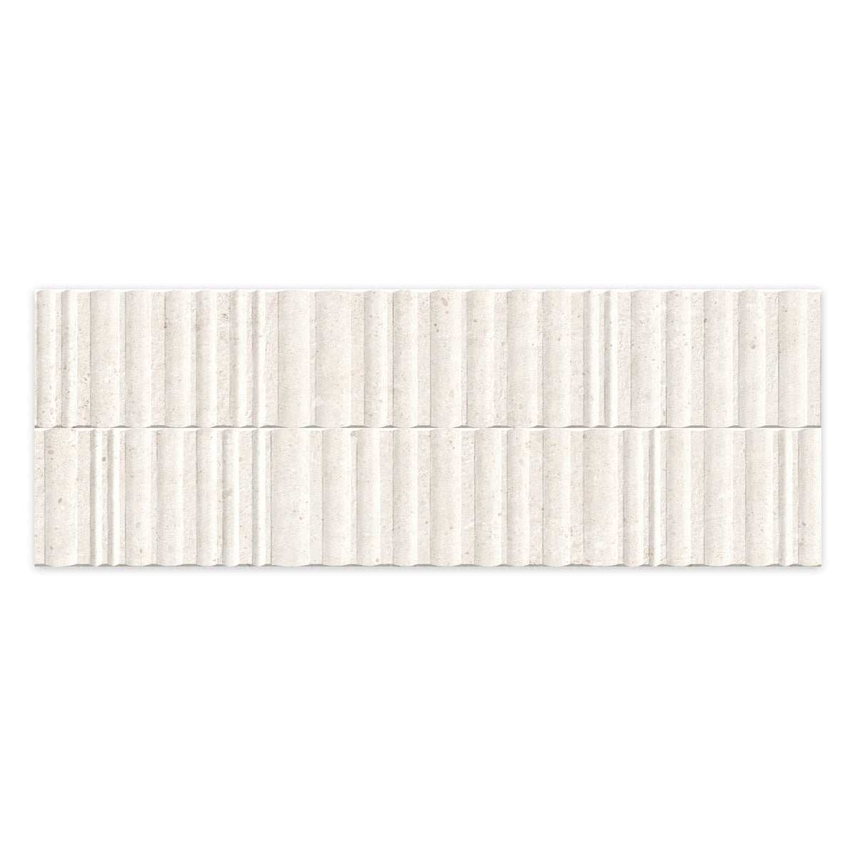 Carrelage effet Béton 3D Beige Estria 100x33,3x0,98 cm Arvelis - Mur intérieur