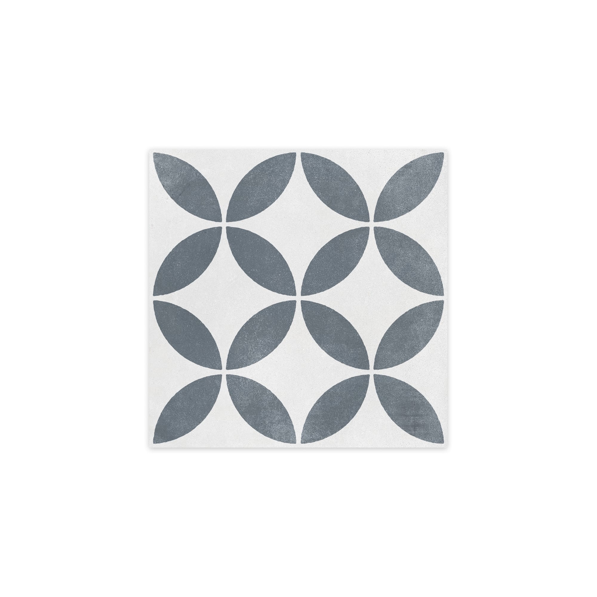 Carrelage effet Carreau ciment Axerio Noir 22,3x22,3x0,9 cm Novera - Sol et mur intérieur