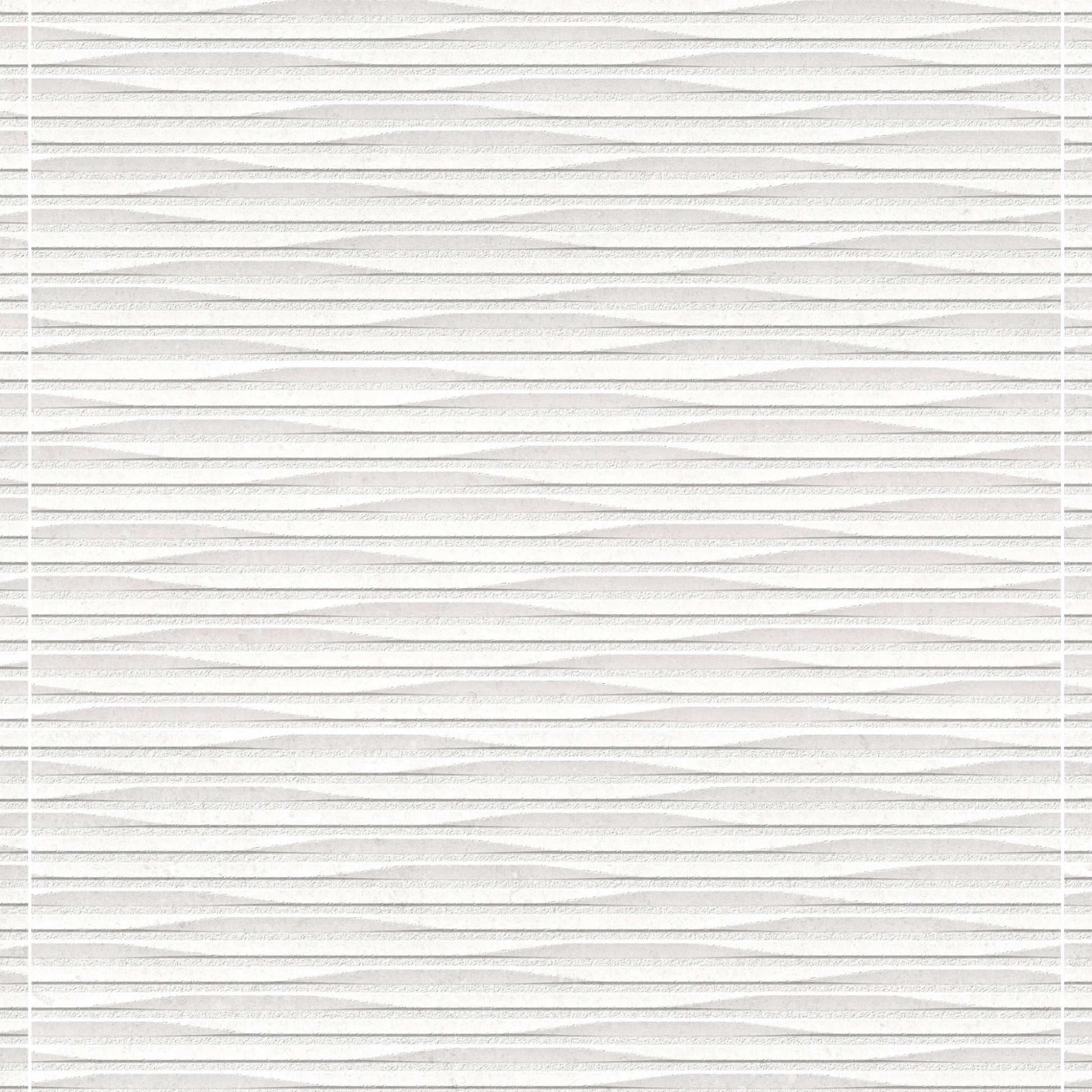 Carrelage effet Pierre 3D Blanc Glace Linea 100x33,3x0,98 cm Orvigny - Mur intérieur