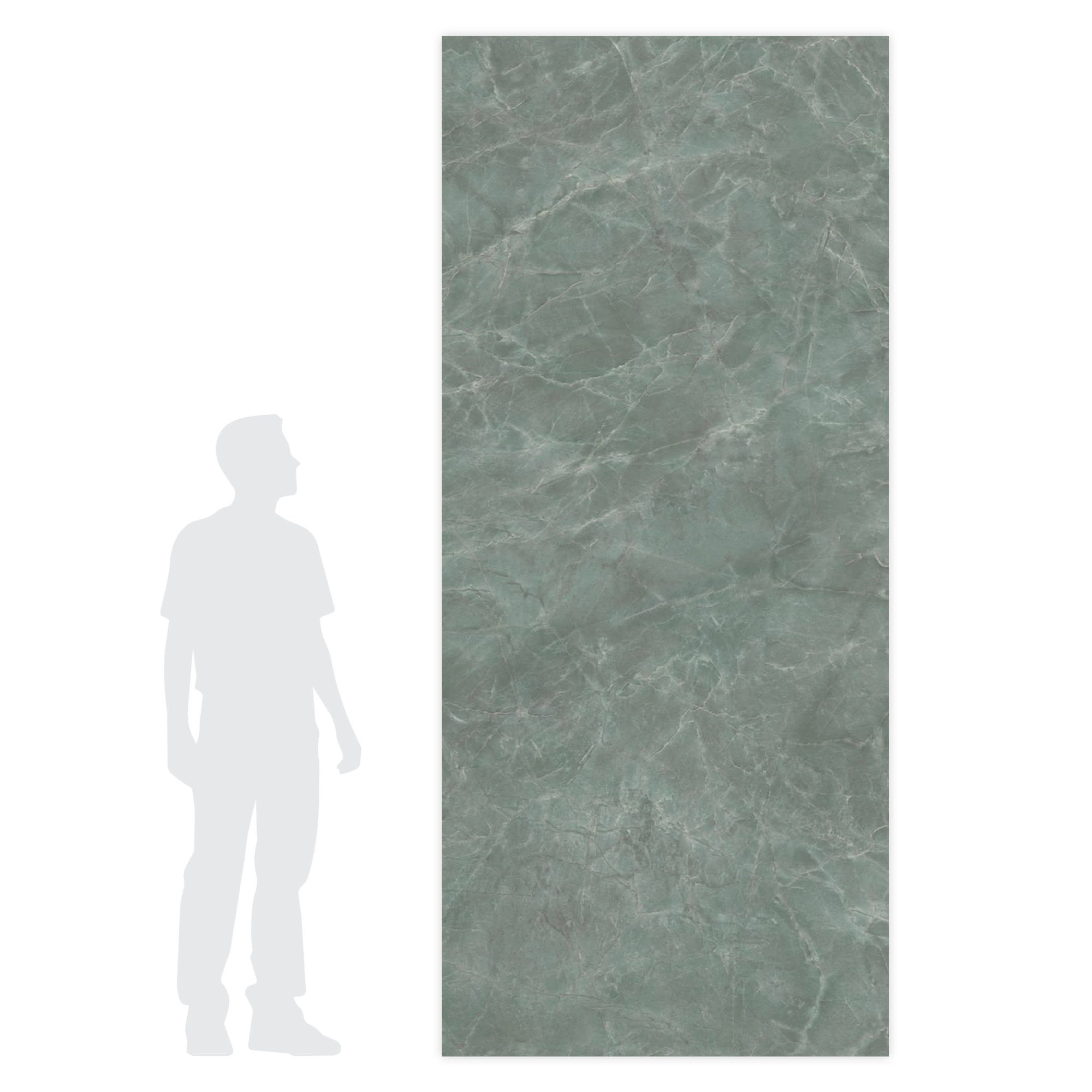 Carrelage effet Marbre Laguna 278x120x0,6 cm Brillant Sorvella - Mur intérieur