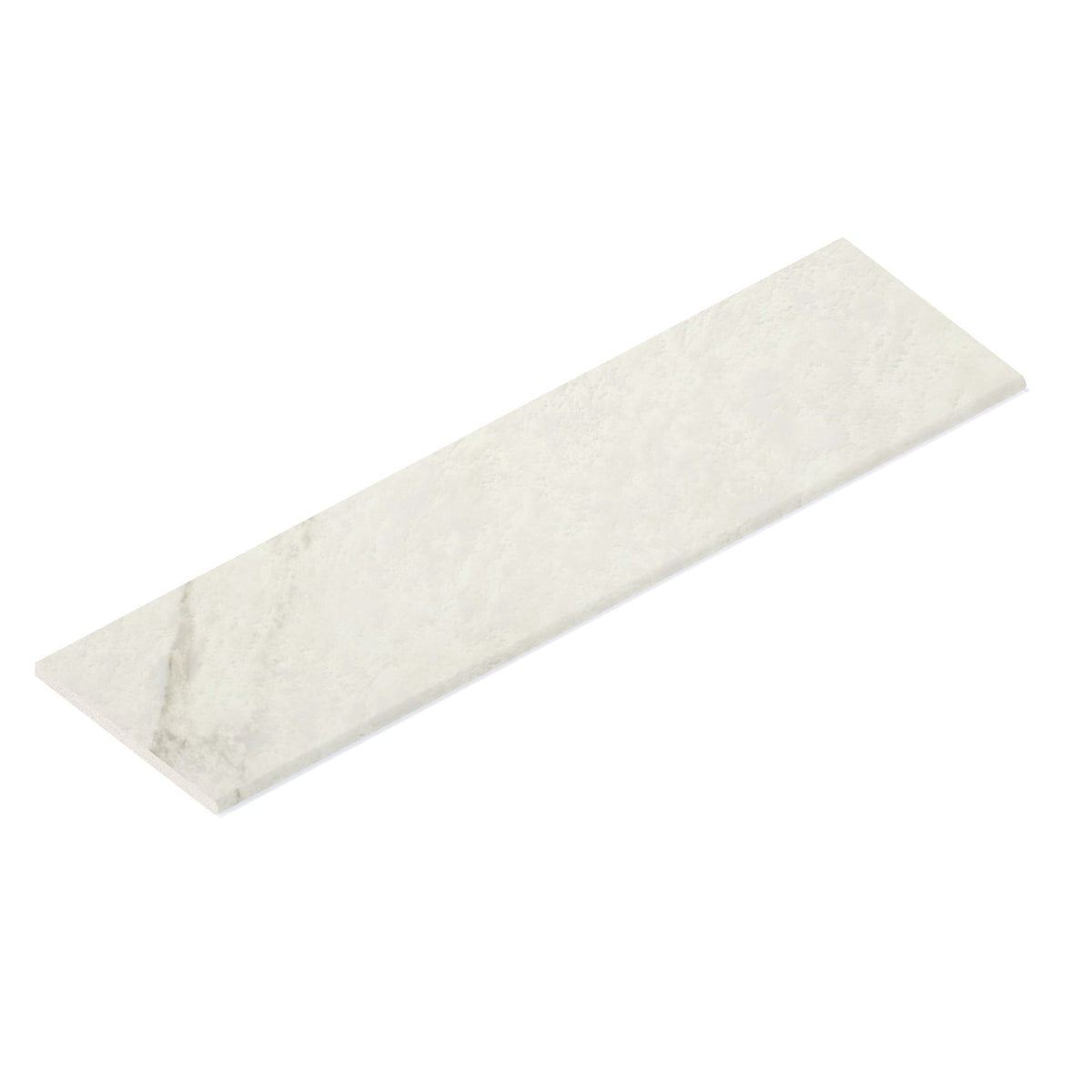 Margelle de piscine effet Marbre Blanc Calacatta Armonia 120x33x2 cm Bord 1/2 Rond Orsiano
