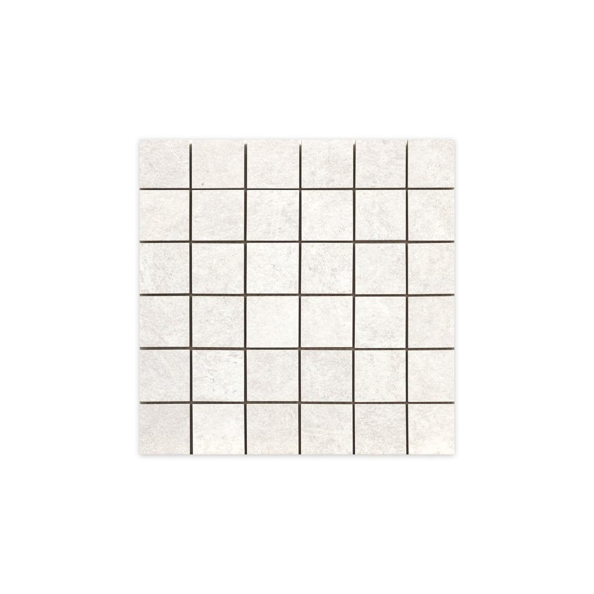 Mosaïque effet Béton Blanc Lin 30x30x0,9 cm Sorelan - Sol et mur intérieur