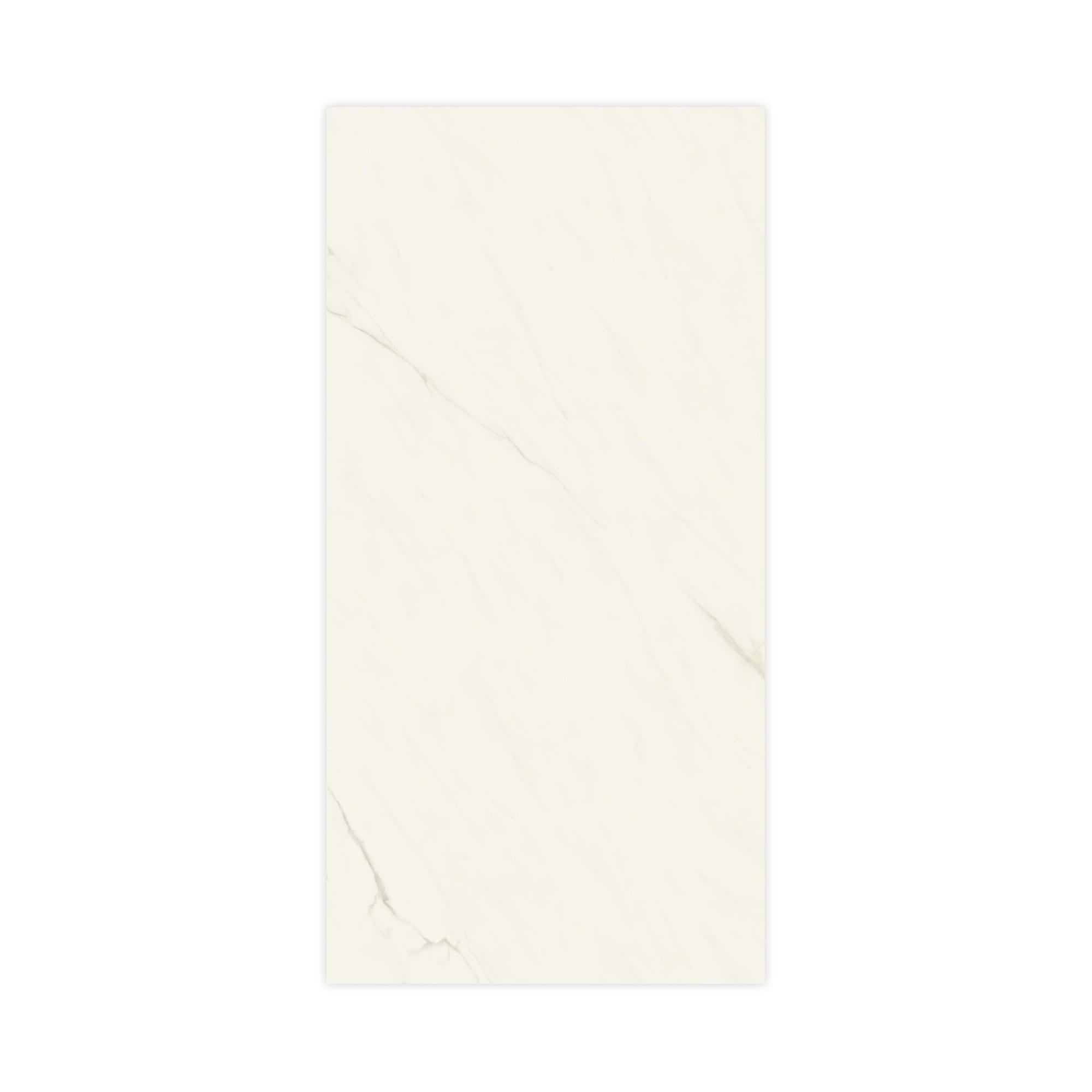 Carrelage effet Marbre Blanc Calacatta Armonia 240x120x0,9 cm Brillant Orsiano - Mur intérieur