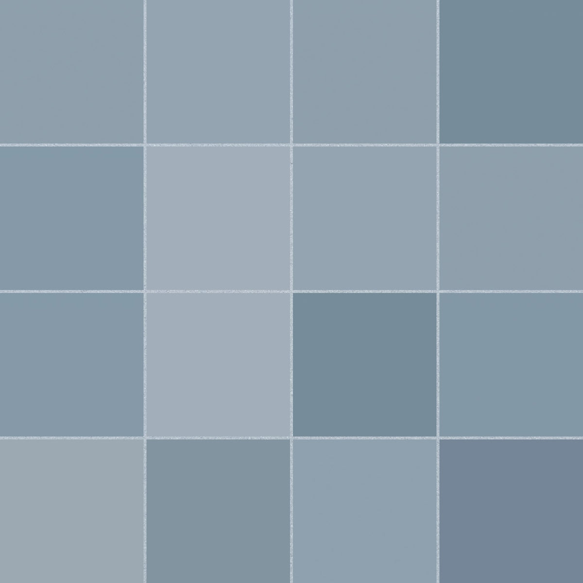 Carrelage effet Zellige Bleu 12,3x12,3x0,87 cm Cubriel - Sol et mur intérieur