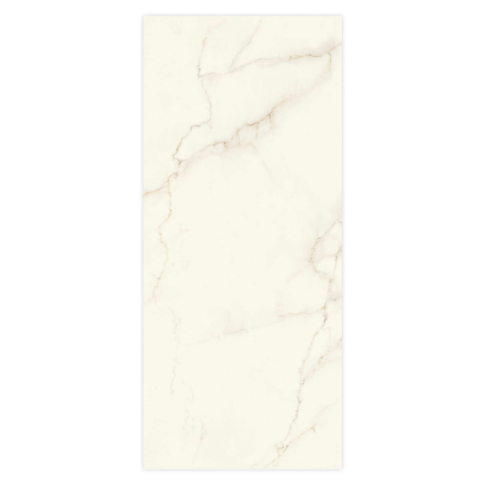 Carrelage effet Marbre Blanc Calacatta Divino 278x120x0,6 cm Silk Montira - Mur intérieur