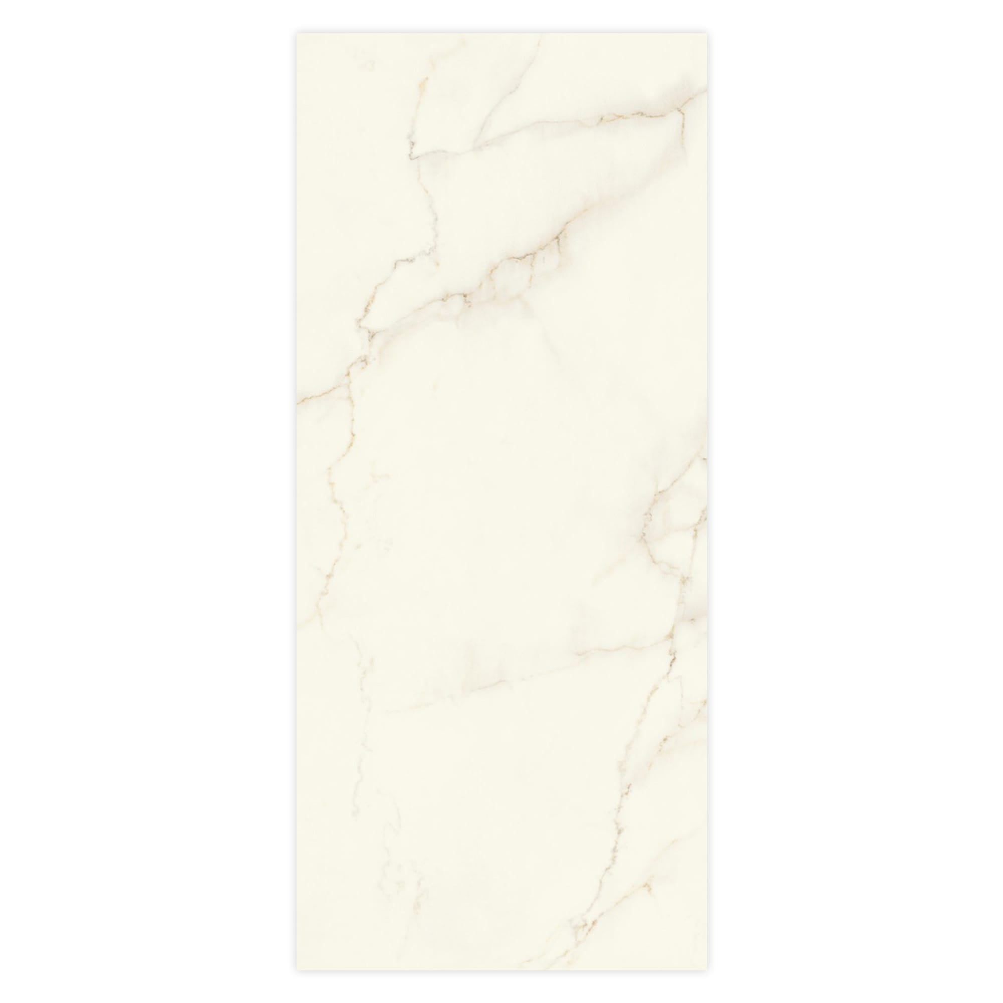 Carrelage effet Marbre Blanc Calacatta Divino 278x120x0,6 cm Silk Montira - Mur intérieur