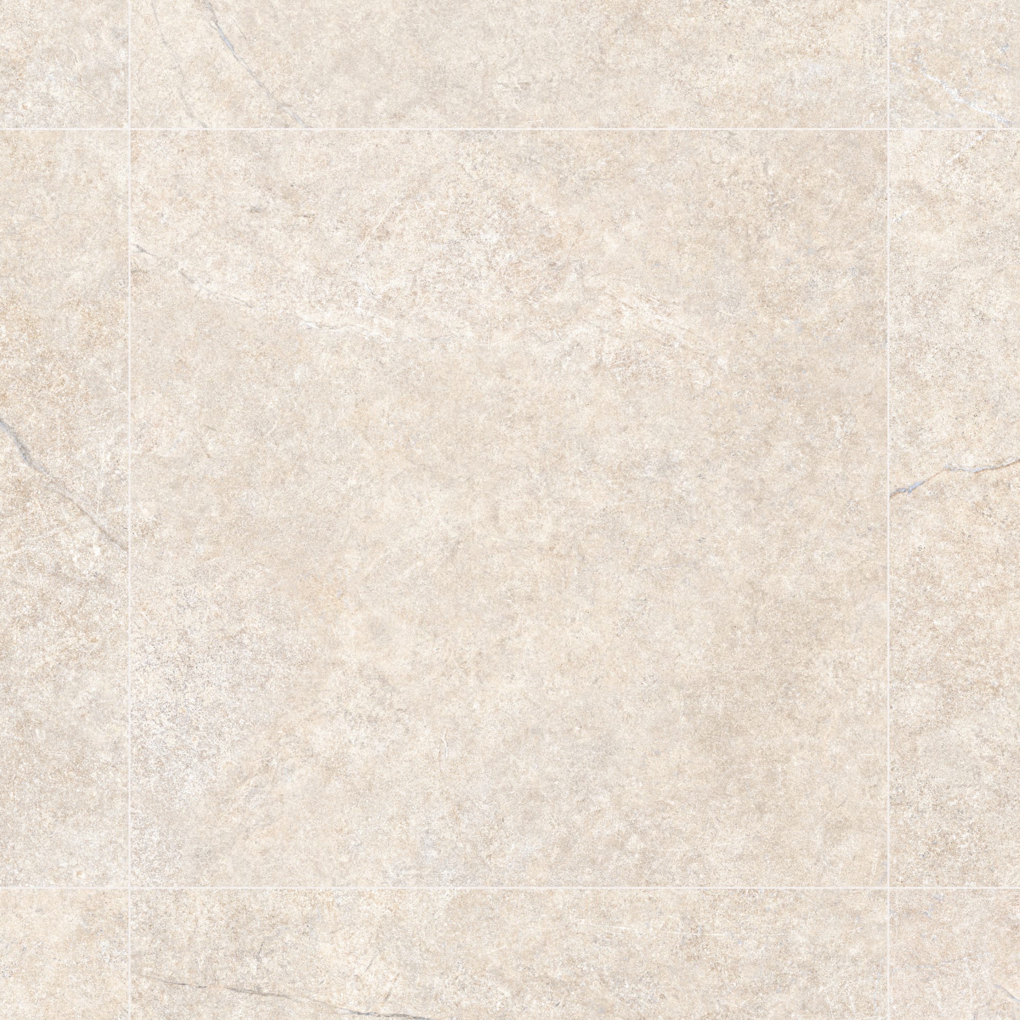 Carrelage effet Pierre Beige Coquille 90x90x0,9 cm In&Out Torvane - Sol et mur intérieur et Sol extérieur