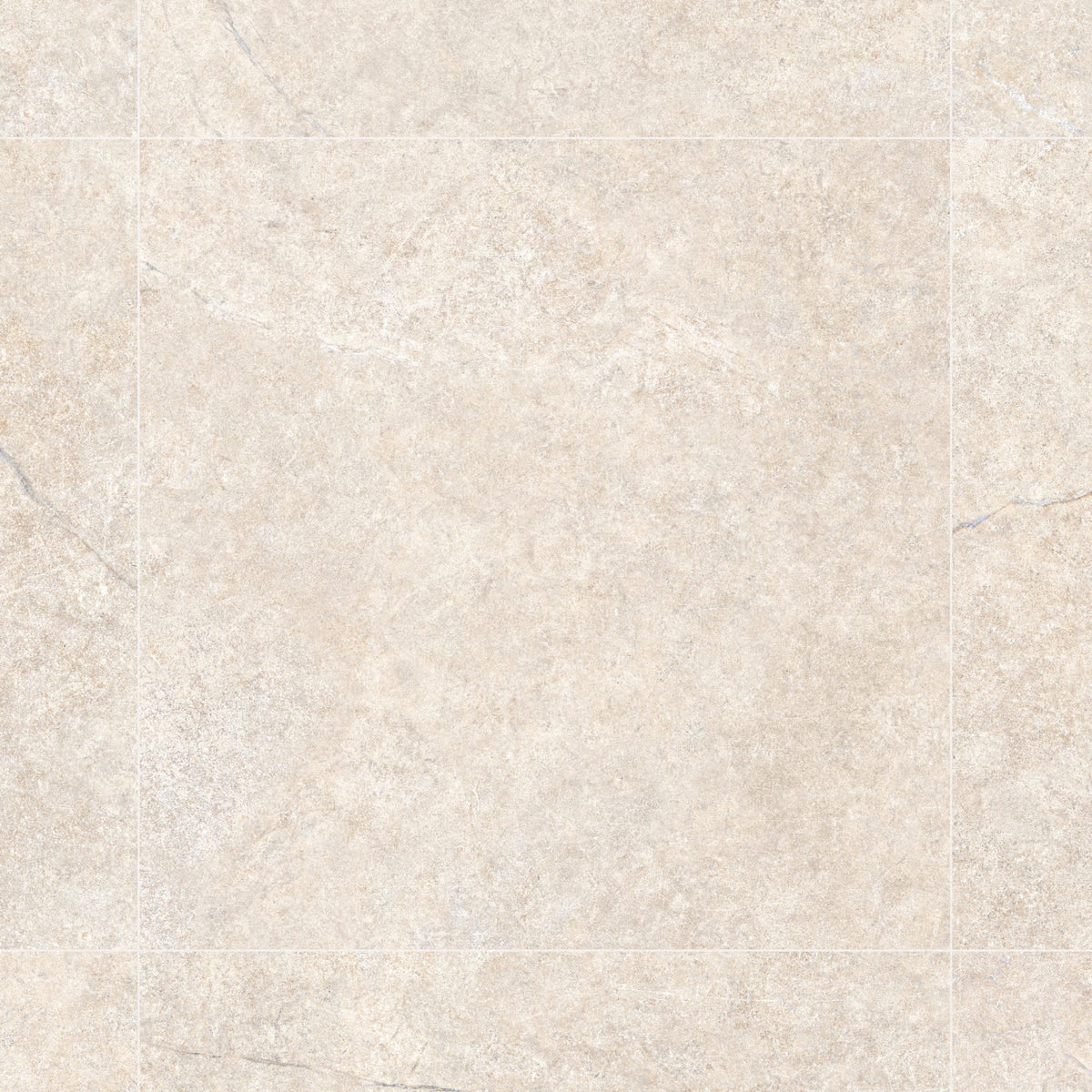 Carrelage effet Pierre Beige Coquille 90x90x0,9 cm In&Out Torvane - Sol et mur intérieur et Sol extérieur