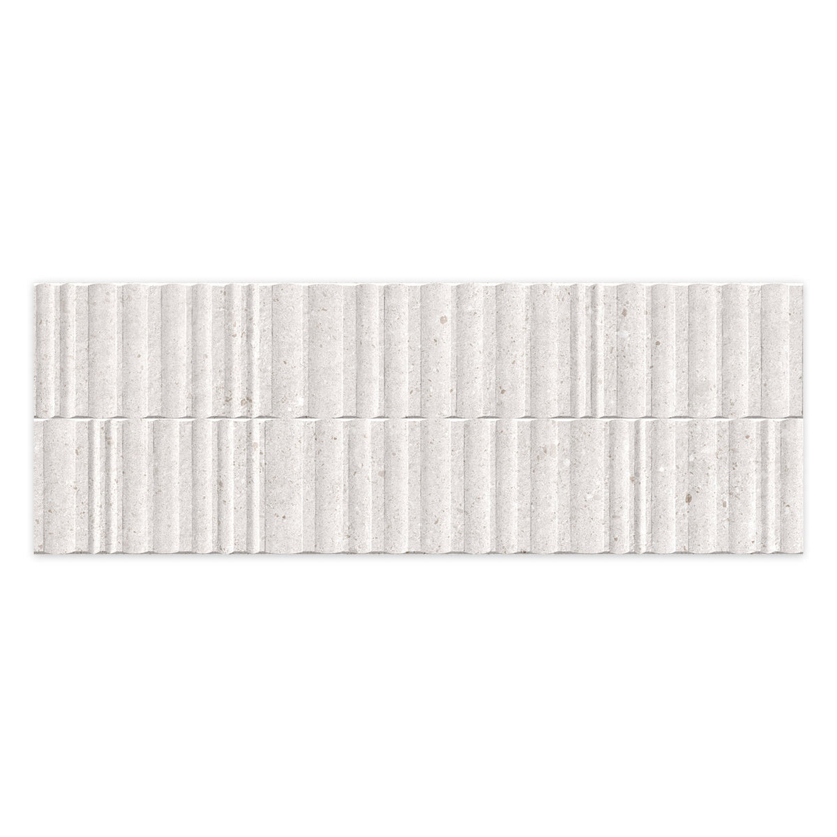 Carrelage effet Béton 3D Gris Silver Estria 100x33,3x0,98 cm Arvelis - Mur intérieur