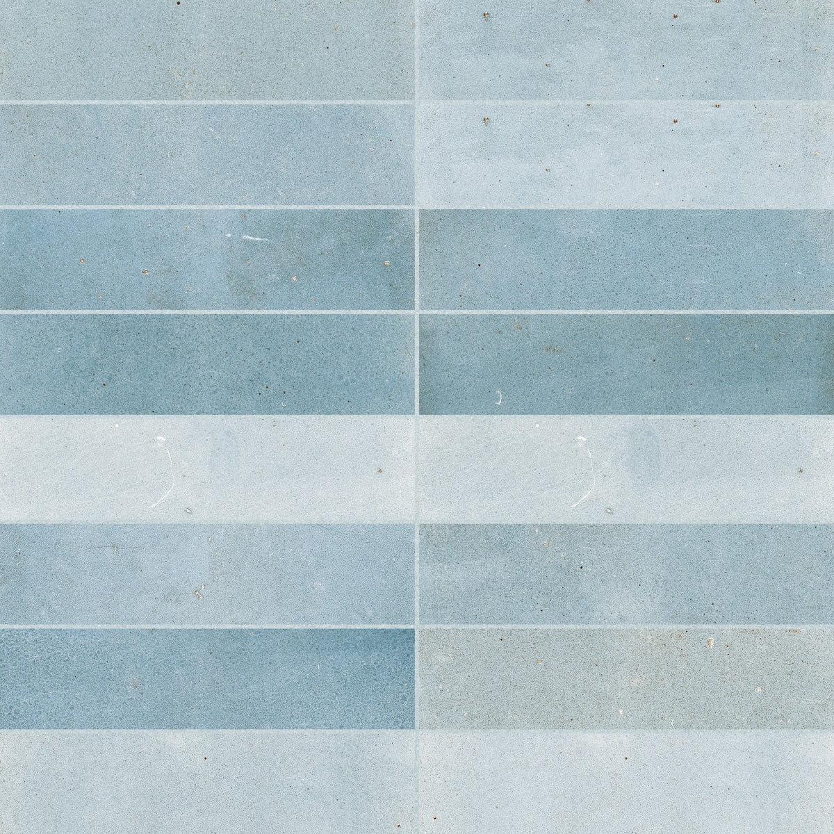 Carrelage effet Zellige Bleu Clair 20x6,5x0,85 cm Mat Serinor - Mur intérieur
