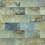 Carrelage Piscine effet Terre cuite Vert Mix 62,6x31x0,9 cm Portofino