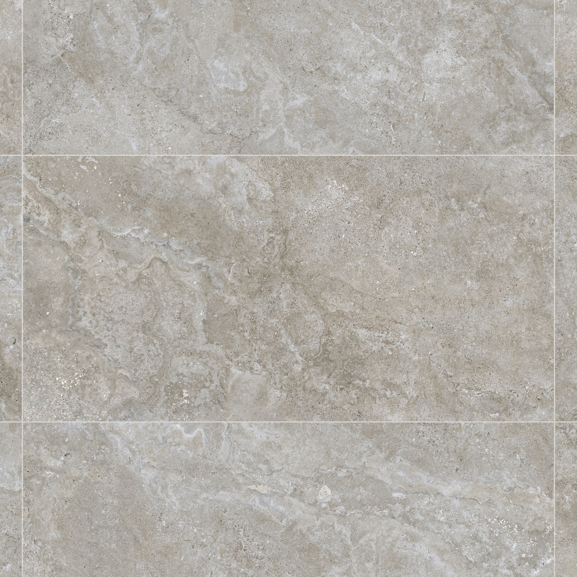 Carrelage effet Travertin Gris Marron 151x75,5x0,9 cm In&Out Castorel - Sol et mur intérieur et Sol extérieur