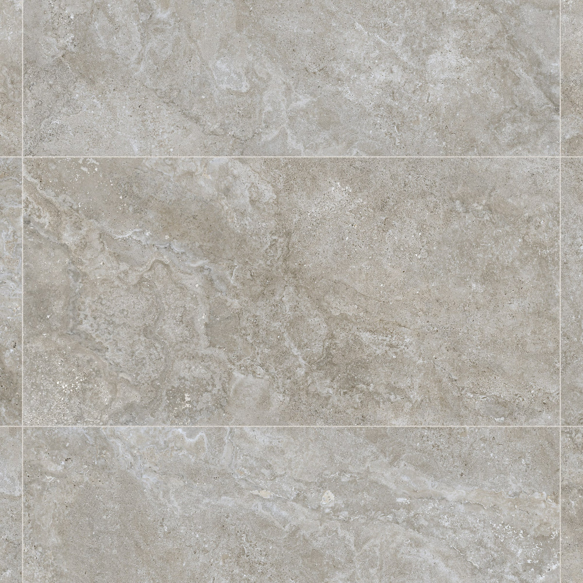 Carrelage effet Travertin Gris Marron 151x75,5x0,9 cm In&Out Castorel - Sol et mur intérieur et Sol extérieur