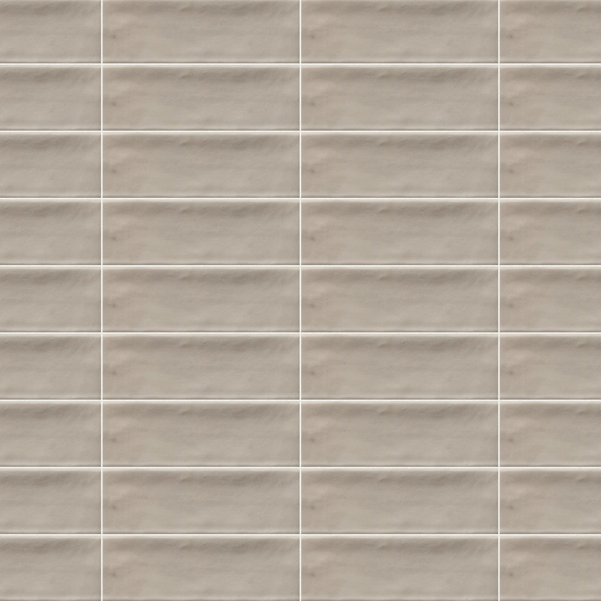 Carrelage effet Zellige Greige 14,6x4,8x0,8 cm Mat Bravio - Sol et mur intérieur
